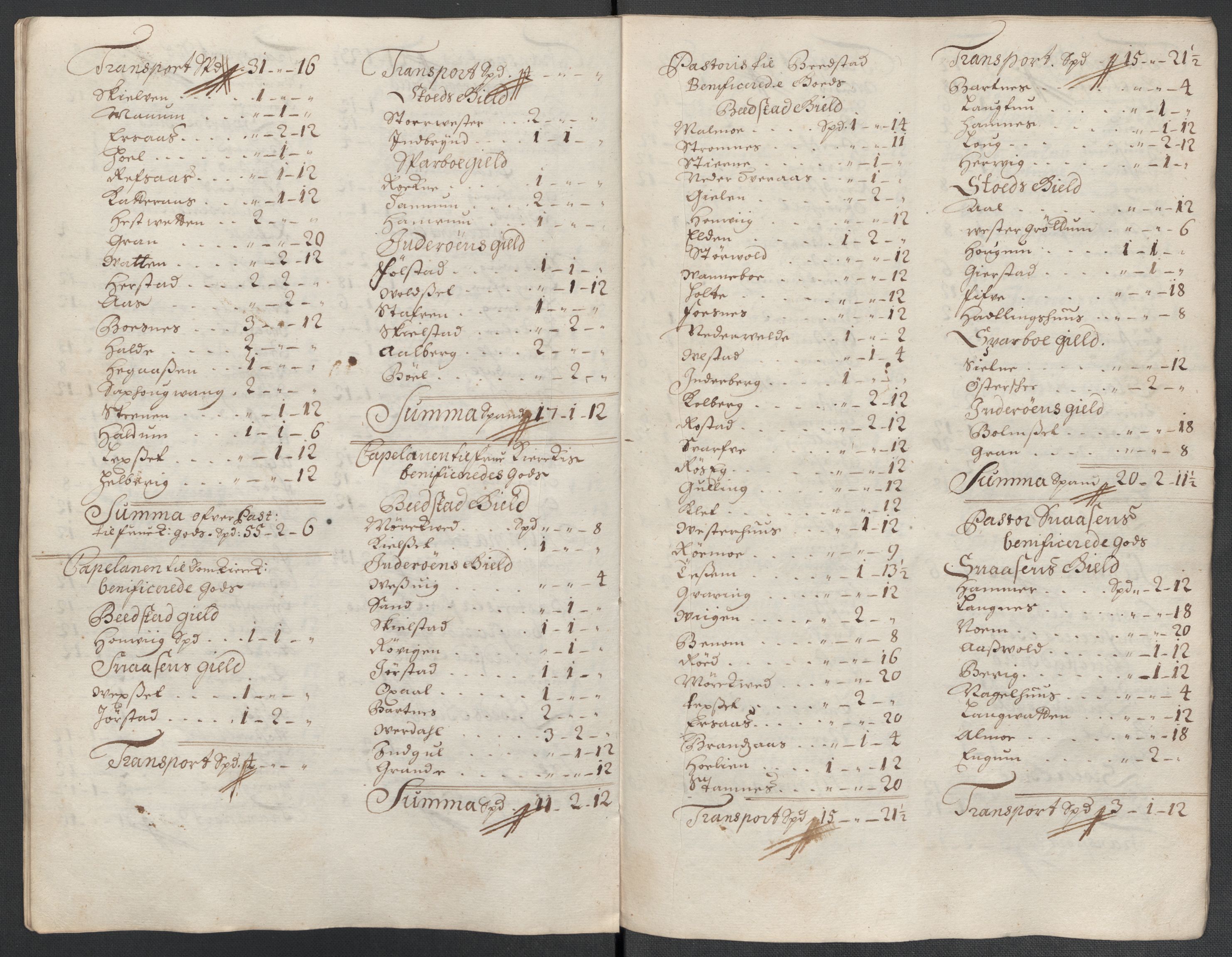 Rentekammeret inntil 1814, Reviderte regnskaper, Fogderegnskap, AV/RA-EA-4092/R63/L4313: Fogderegnskap Inderøy, 1703-1704, s. 252