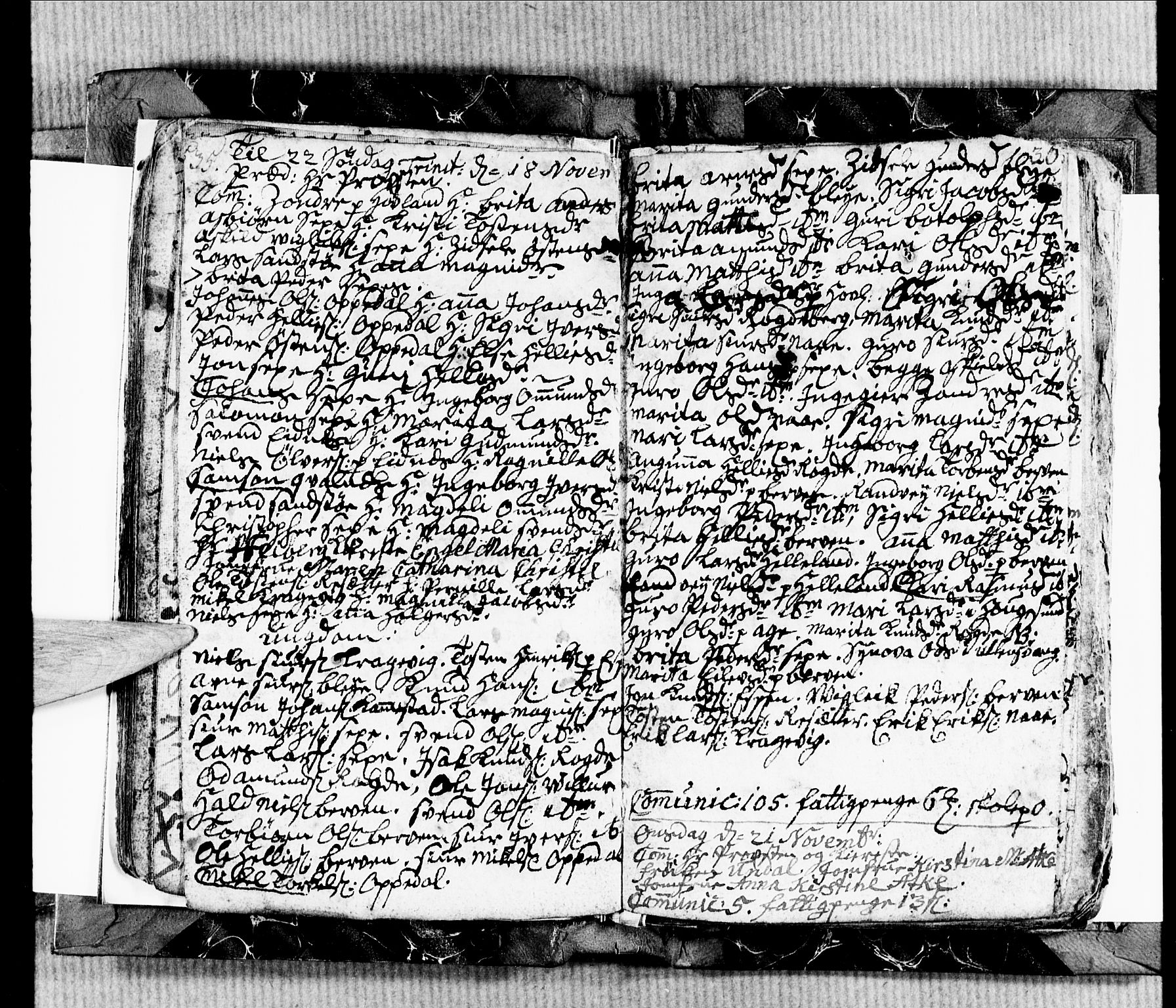 Ullensvang sokneprestembete, AV/SAB-A-78701/H/Hab: Klokkerbok nr. B 1, 1764-1766, s. 35-36
