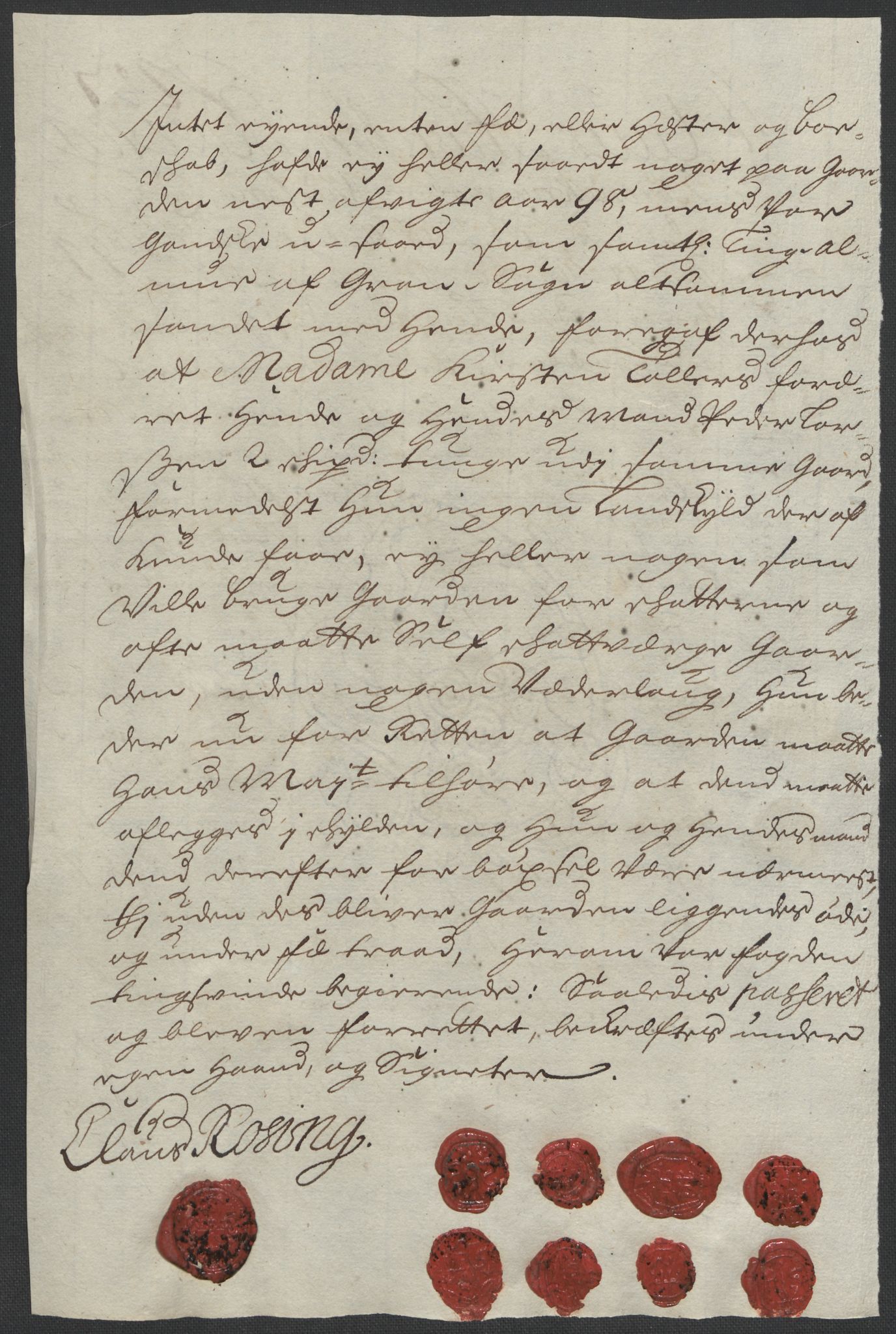 Rentekammeret inntil 1814, Reviderte regnskaper, Fogderegnskap, RA/EA-4092/R18/L1296: Fogderegnskap Hadeland, Toten og Valdres, 1698, s. 243