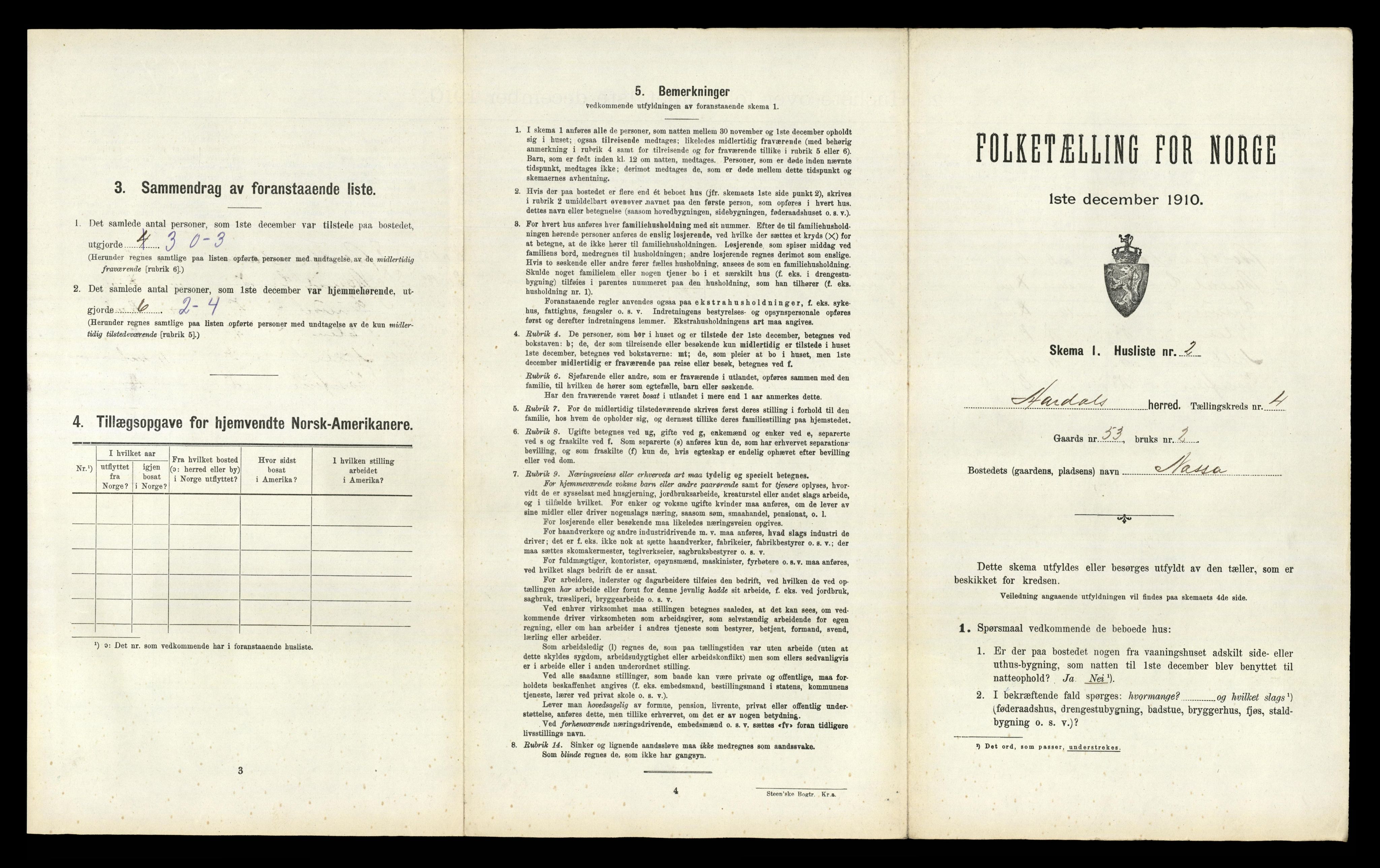 RA, Folketelling 1910 for 1131 Årdal herred, 1910, s. 289