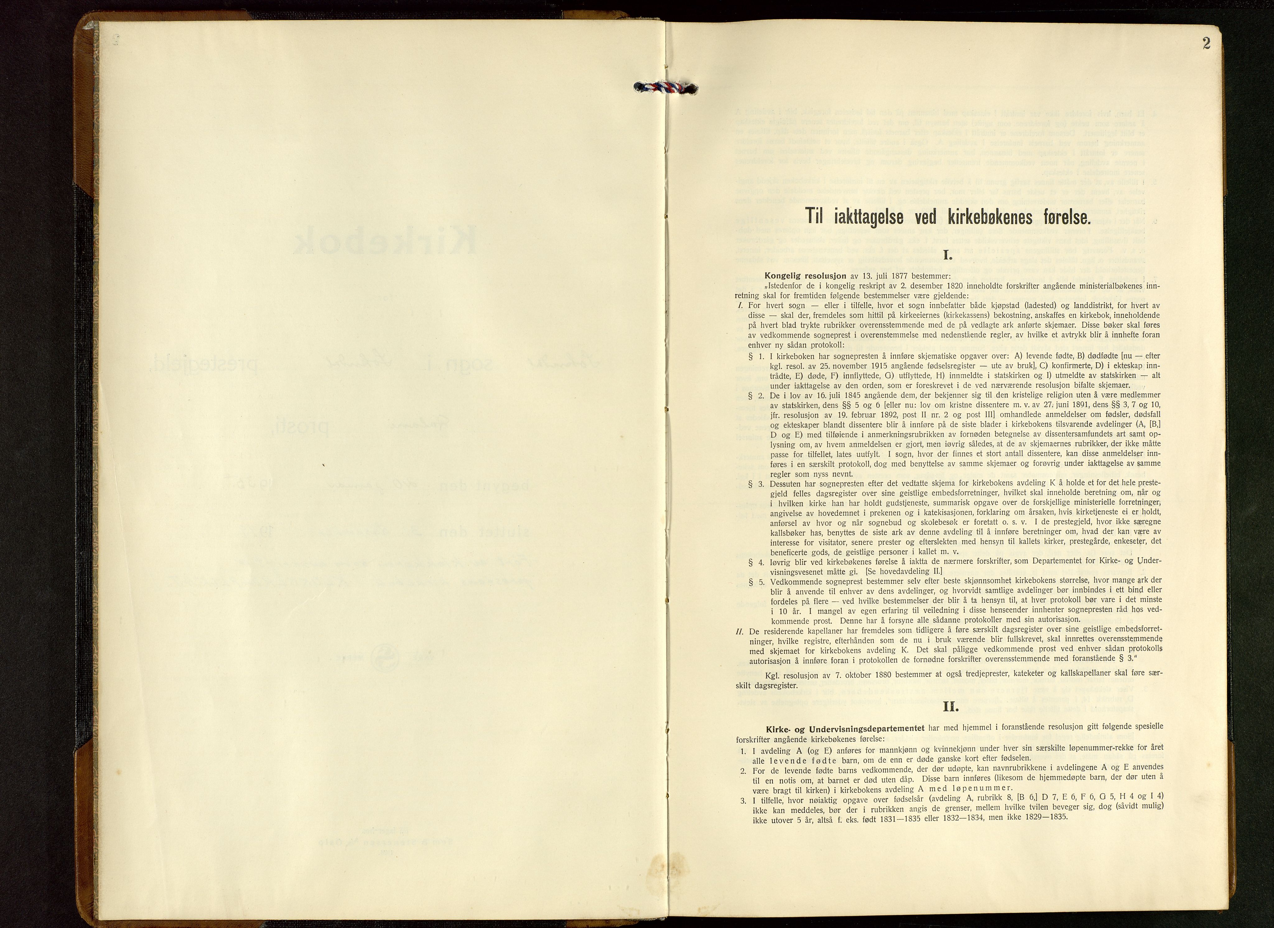 Sokndal sokneprestkontor, SAST/A-101808: Klokkerbok nr. B 9, 1935-1949, s. 2