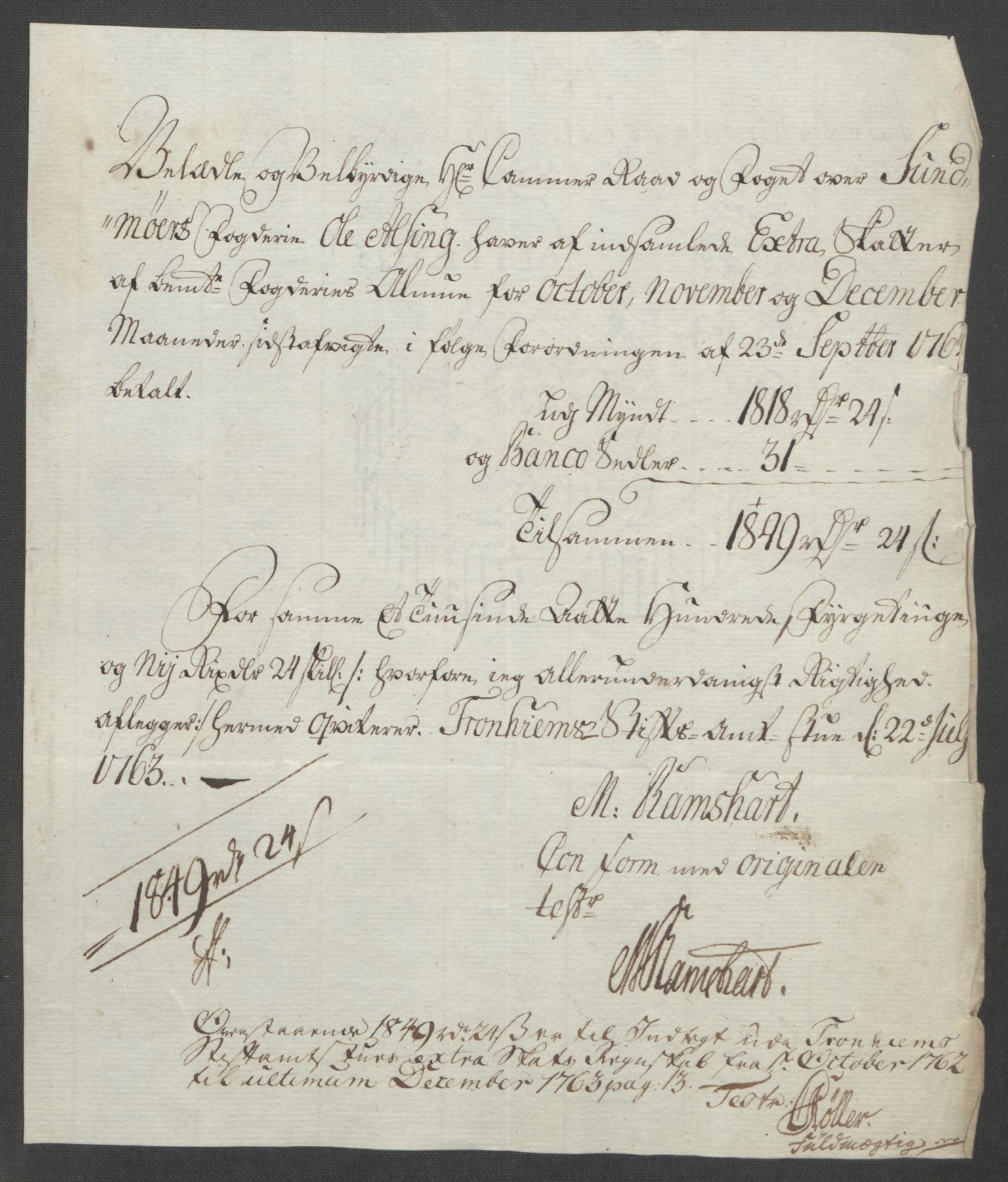 Rentekammeret inntil 1814, Reviderte regnskaper, Fogderegnskap, RA/EA-4092/R54/L3645: Ekstraskatten Sunnmøre, 1762-1772, s. 14