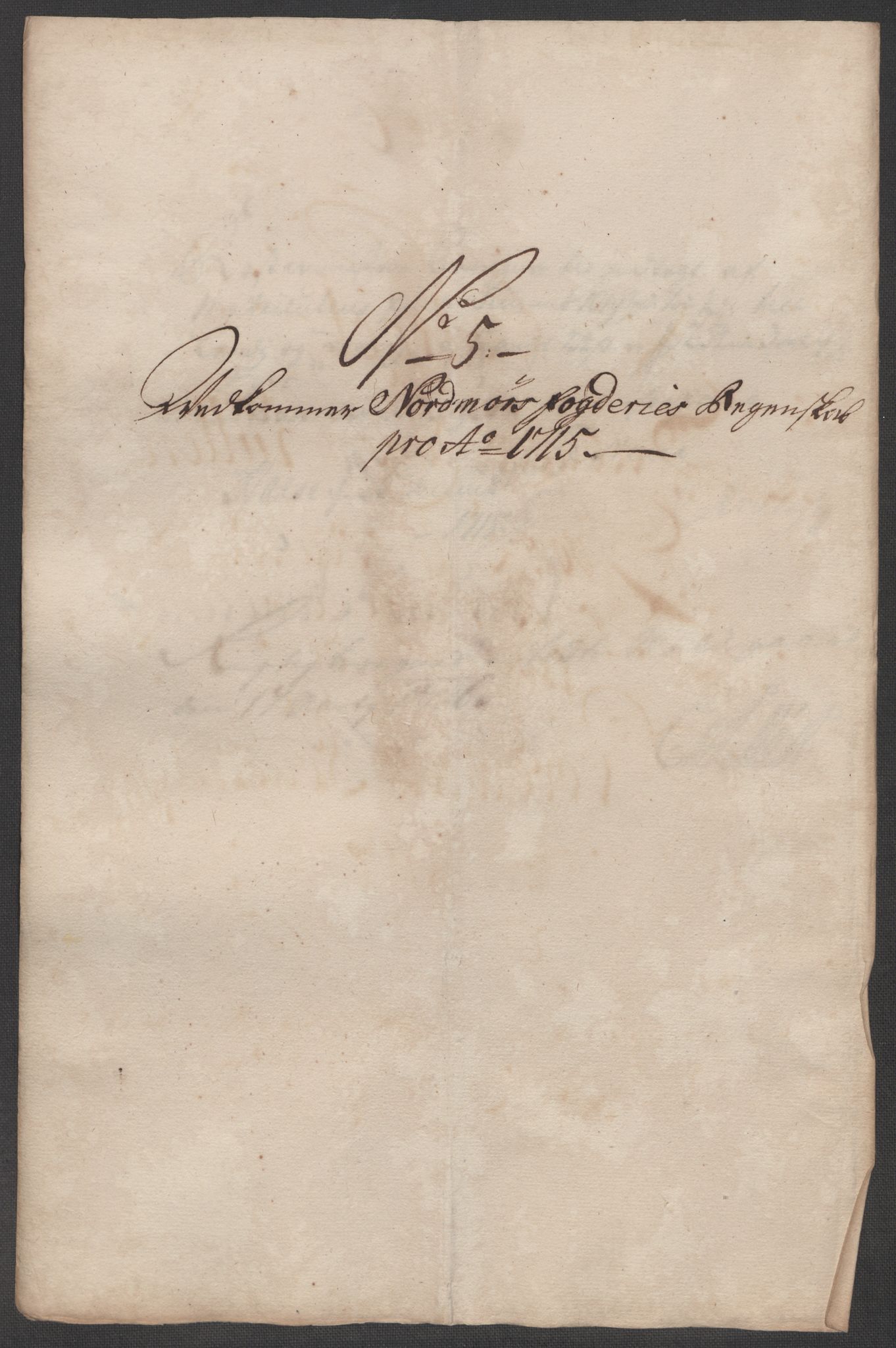 Rentekammeret inntil 1814, Reviderte regnskaper, Fogderegnskap, AV/RA-EA-4092/R56/L3748: Fogderegnskap Nordmøre, 1714-1715, s. 405