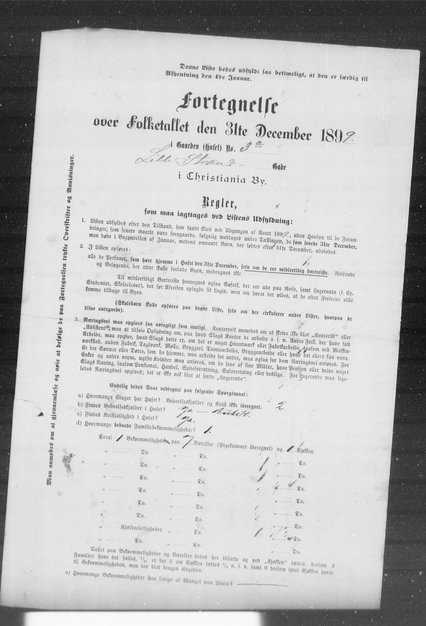 OBA, Kommunal folketelling 31.12.1899 for Kristiania kjøpstad, 1899, s. 7555