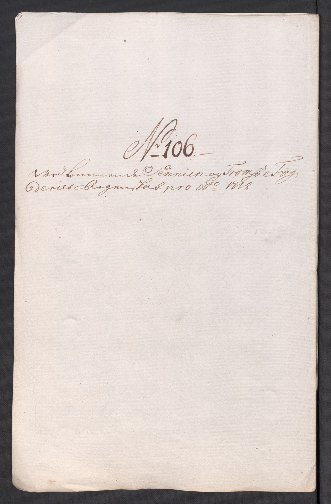 Rentekammeret inntil 1814, Reviderte regnskaper, Fogderegnskap, RA/EA-4092/R68/L4764: Fogderegnskap Senja og Troms, 1718, s. 434