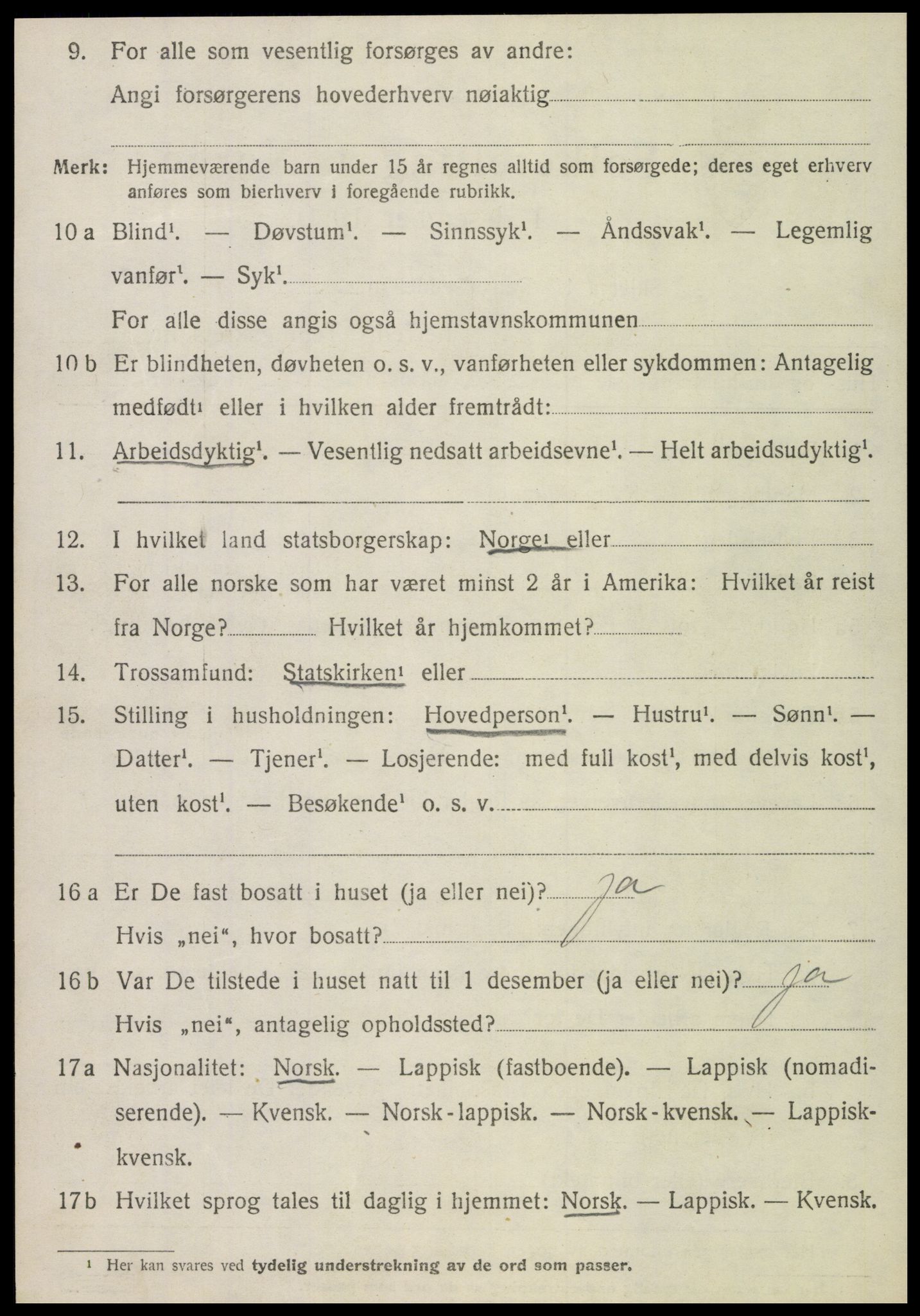 SAT, Folketelling 1920 for 1746 Klinga herred, 1920, s. 2388
