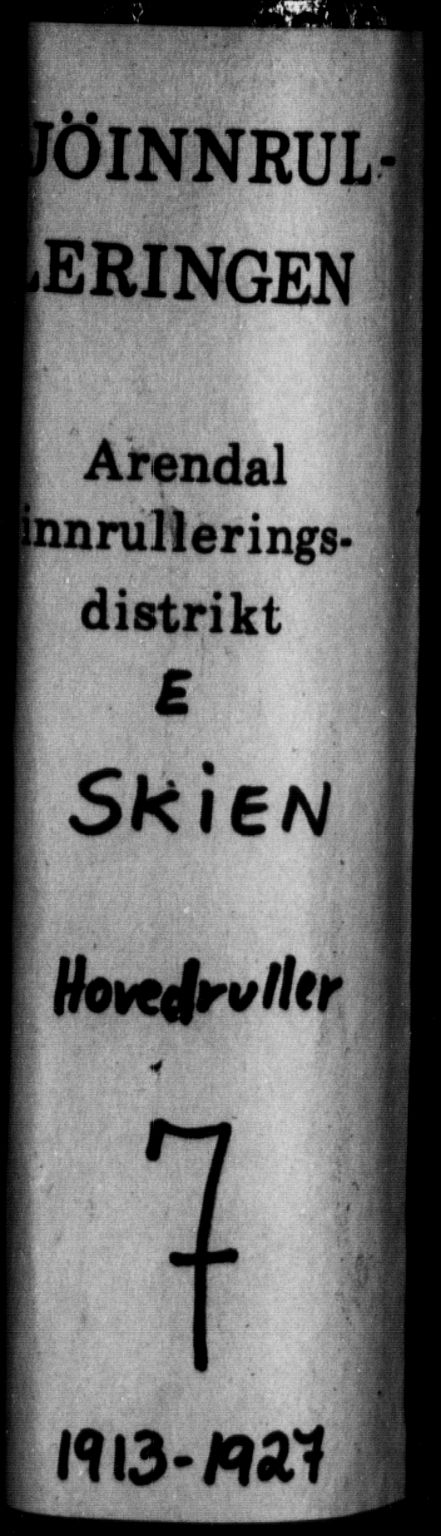 Skien innrulleringskontor, SAKO/A-832/F/Fb/L0007: Hovedrulle, 1913-1927, s. 1