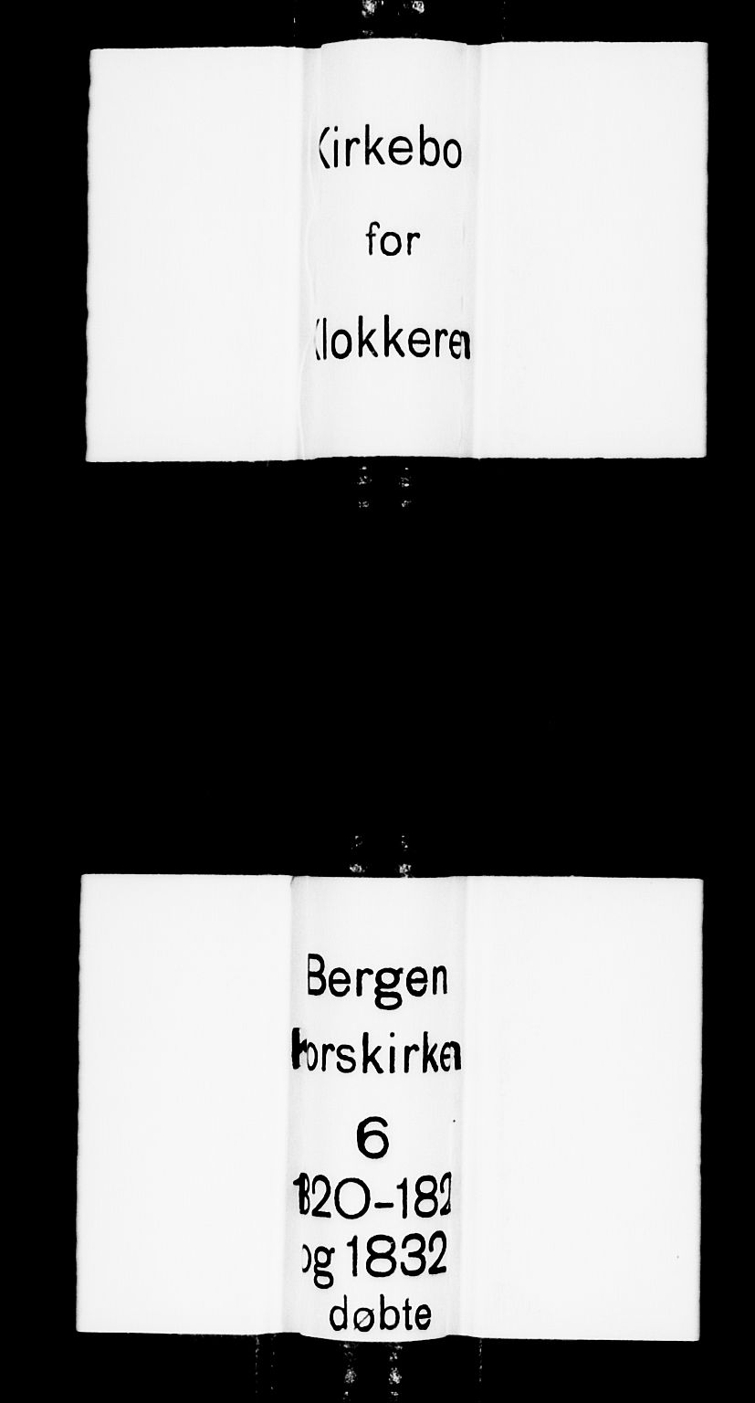 Korskirken sokneprestembete, SAB/A-76101/H/Hab: Klokkerbok nr. A 2, 1820-1832