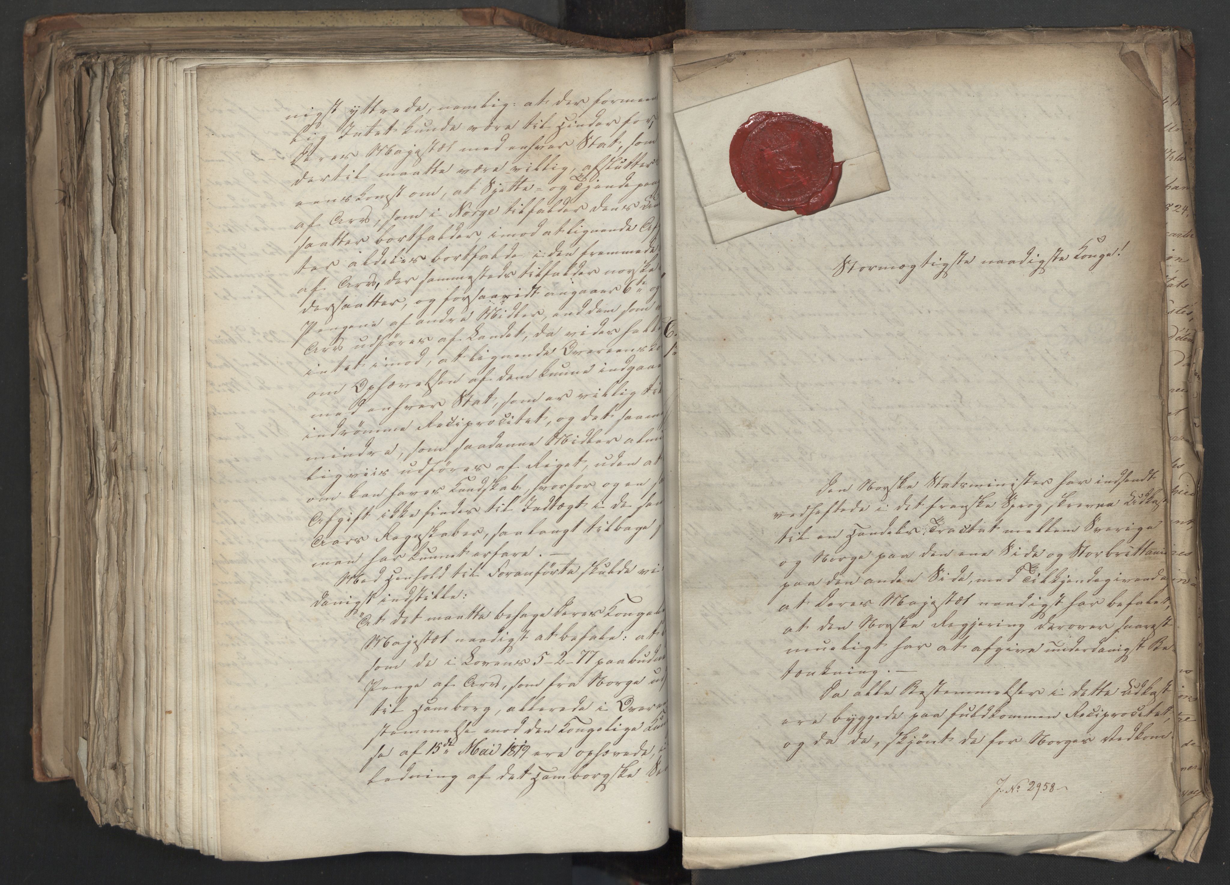 Statsrådsavdelingen i Stockholm, AV/RA-S-1003/D/Da/L0044: Regjeringsinnstillinger nr. 2846-3066, 1825, s. 521