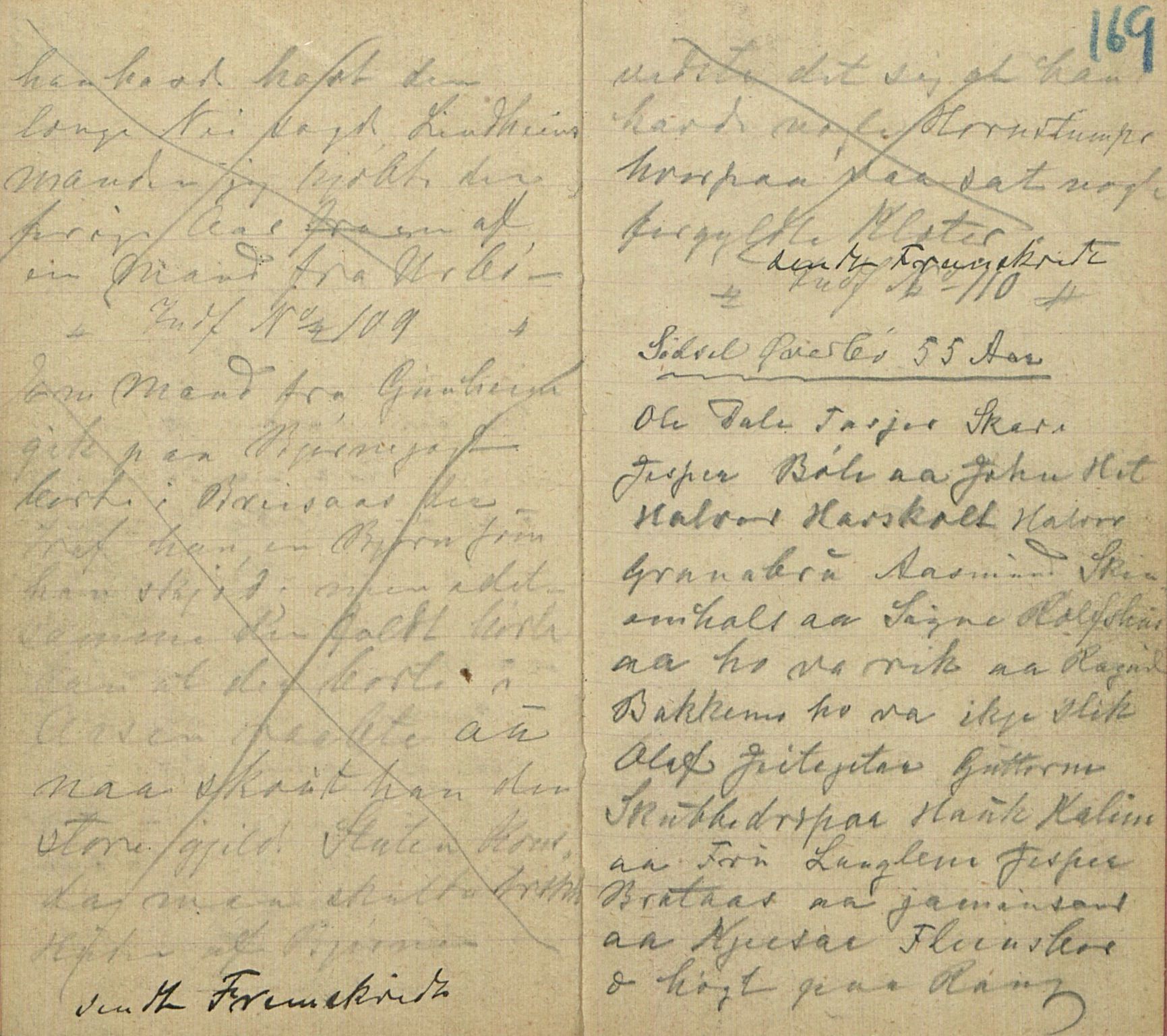 Rikard Berge, TEMU/TGM-A-1003/F/L0016/0012: 529-550 / 540 Oppskrifter av Halvor N. Tvedten, Fyresdal, Drangedal og Seljord. , 1890-1892, s. 168-169