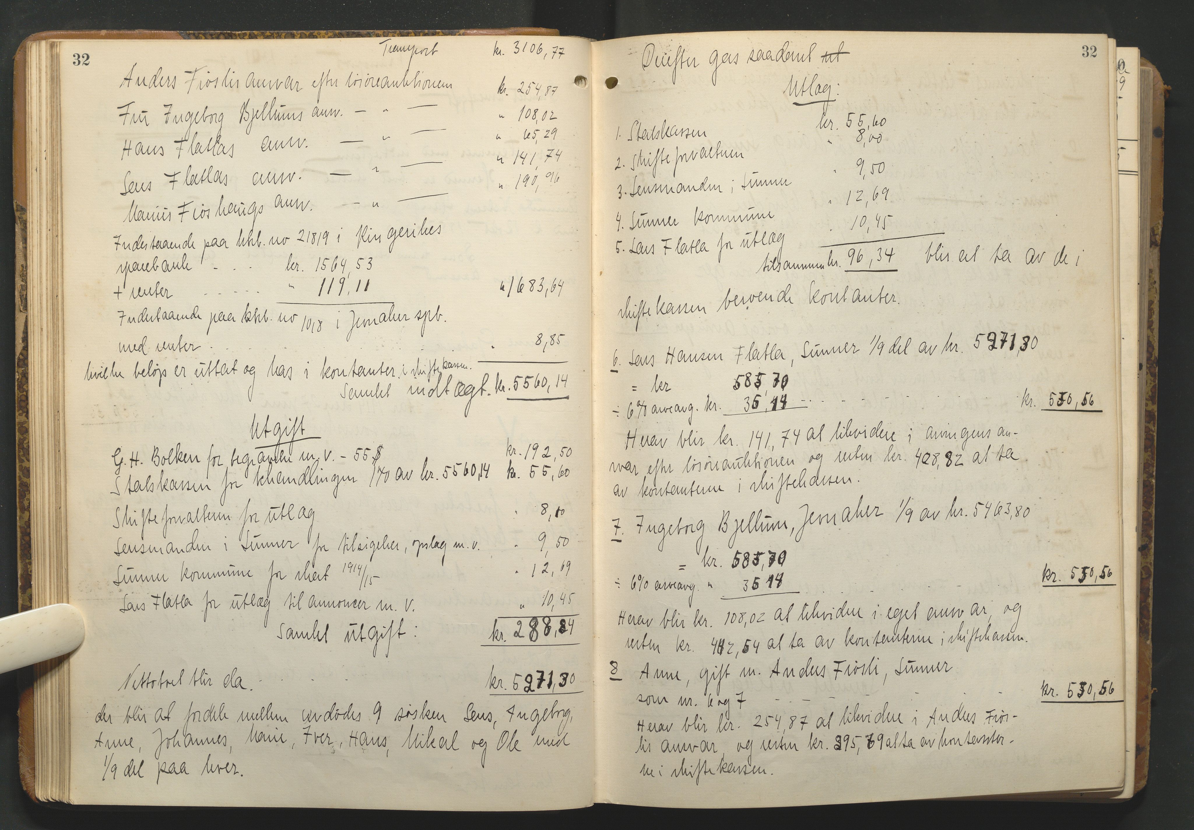 Hadeland og Land tingrett, AV/SAH-TING-010/J/Jd/L0005: Skifteutlodningsprotokoll, 1913-1924, s. 31