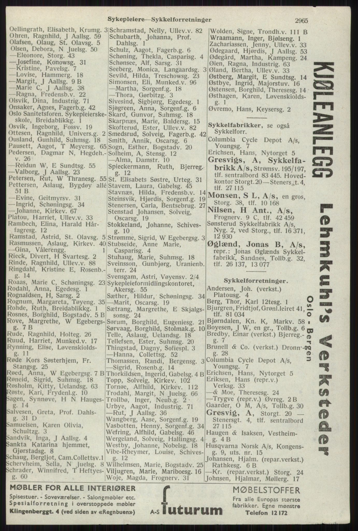 Kristiania/Oslo adressebok, PUBL/-, 1941, s. 2965