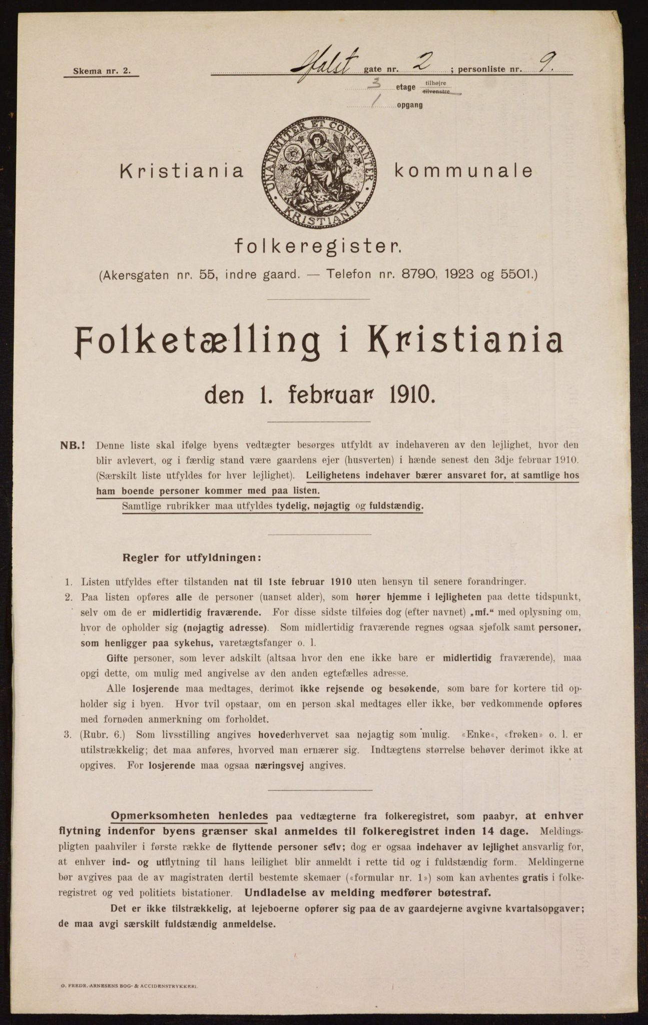 OBA, Kommunal folketelling 1.2.1910 for Kristiania, 1910, s. 40139