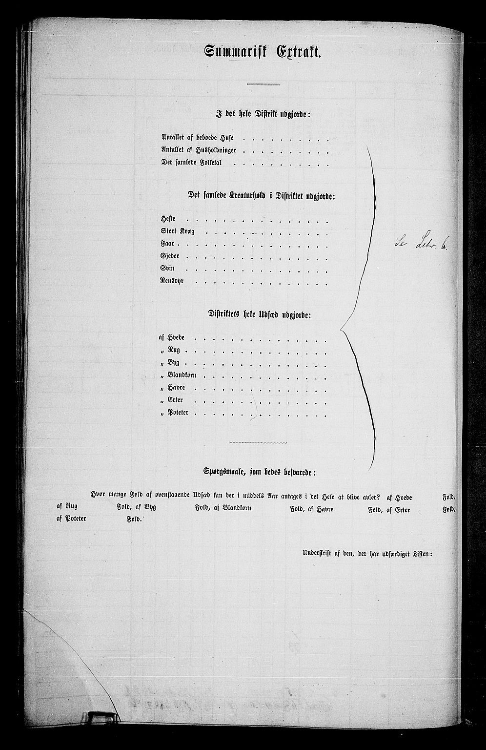 RA, Folketelling 1865 for 0528P Østre Toten prestegjeld, 1865, s. 284