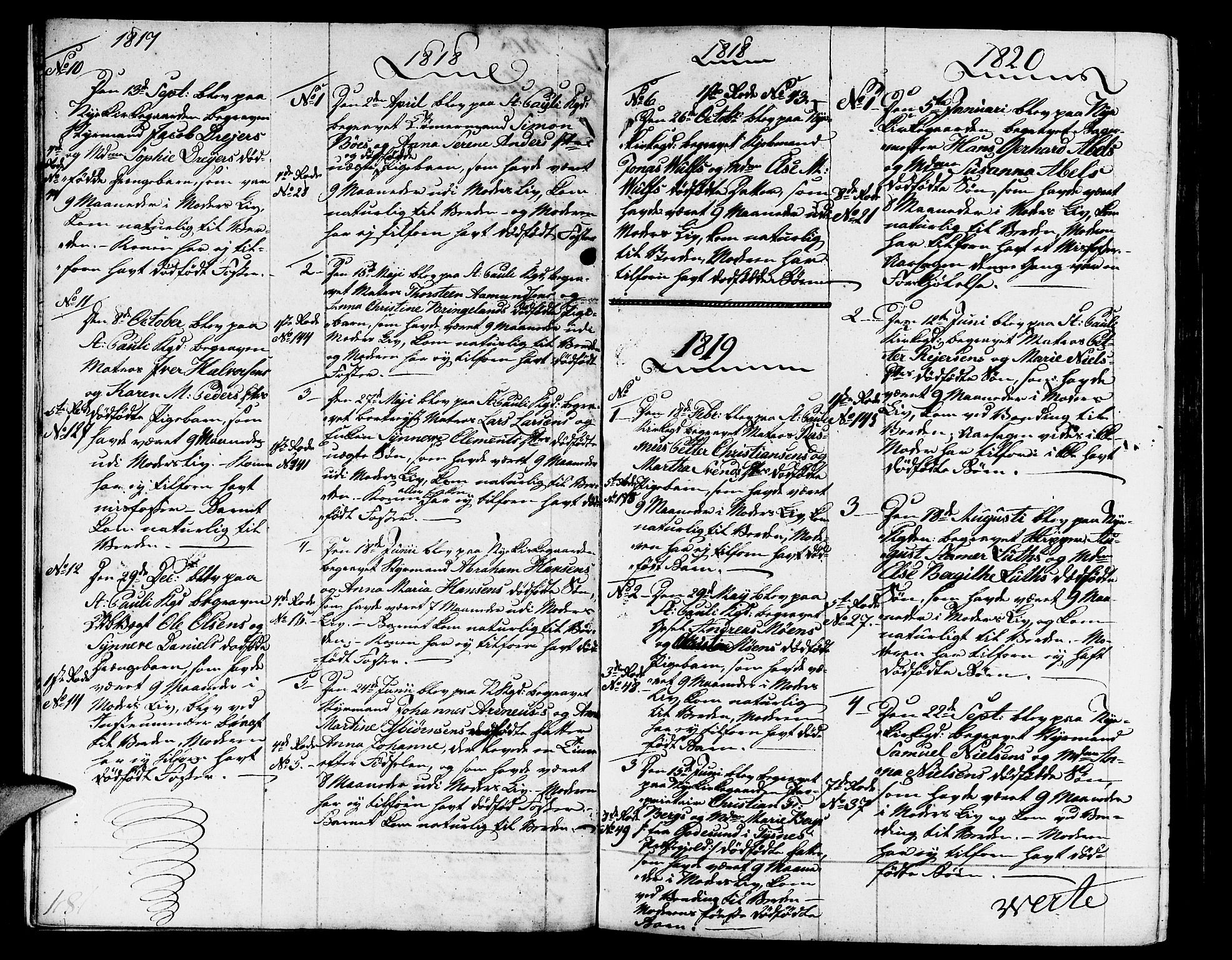Nykirken Sokneprestembete, AV/SAB-A-77101/H/Haa/L0006: Ministerialbok nr. A 6, 1808-1820, s. 184