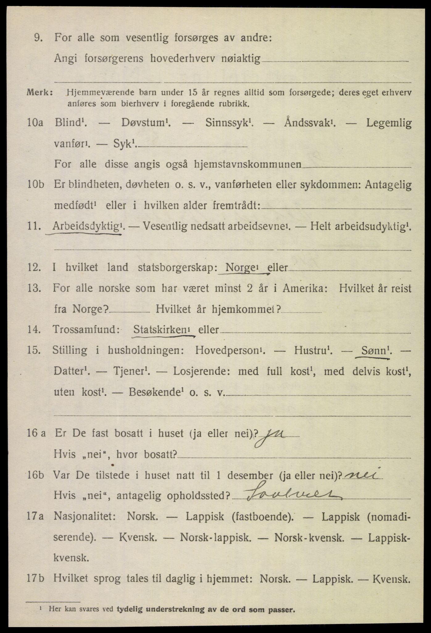 SAT, Folketelling 1920 for 1848 Steigen herred, 1920, s. 2779