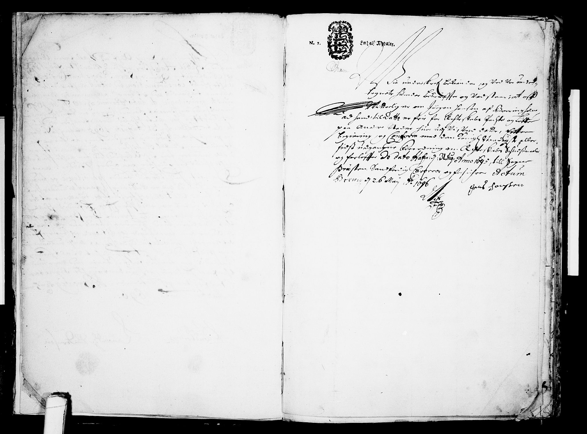 Eidanger kirkebøker, SAKO/A-261/F/Fa/L0001: Ministerialbok nr. 1, 1695-1717, s. 4