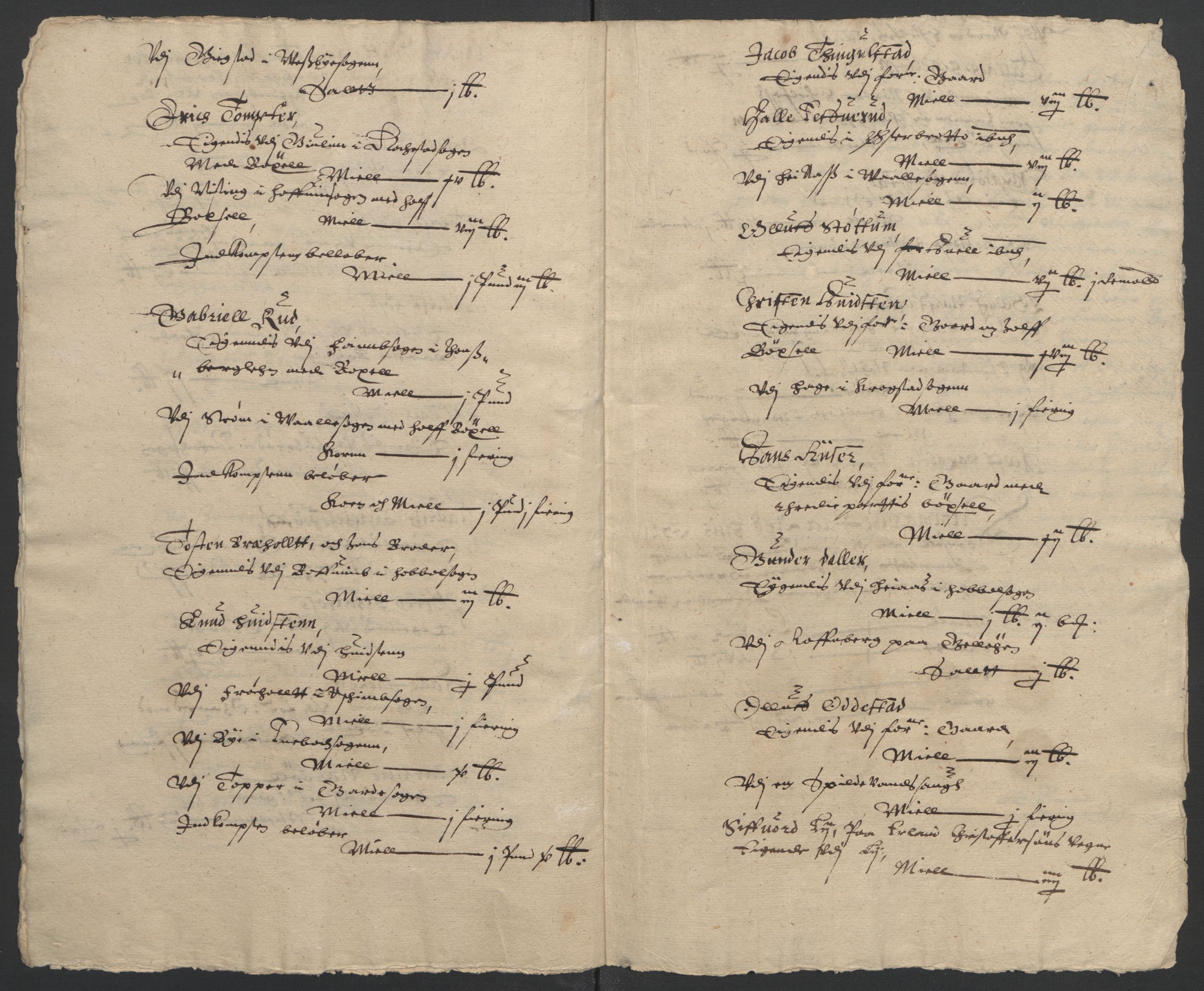 Stattholderembetet 1572-1771, AV/RA-EA-2870/Ek/L0009/0001: Jordebøker til utlikning av rosstjeneste 1624-1626: / Odelsjordebøker for noen vikværske len, 1624-1626, s. 28