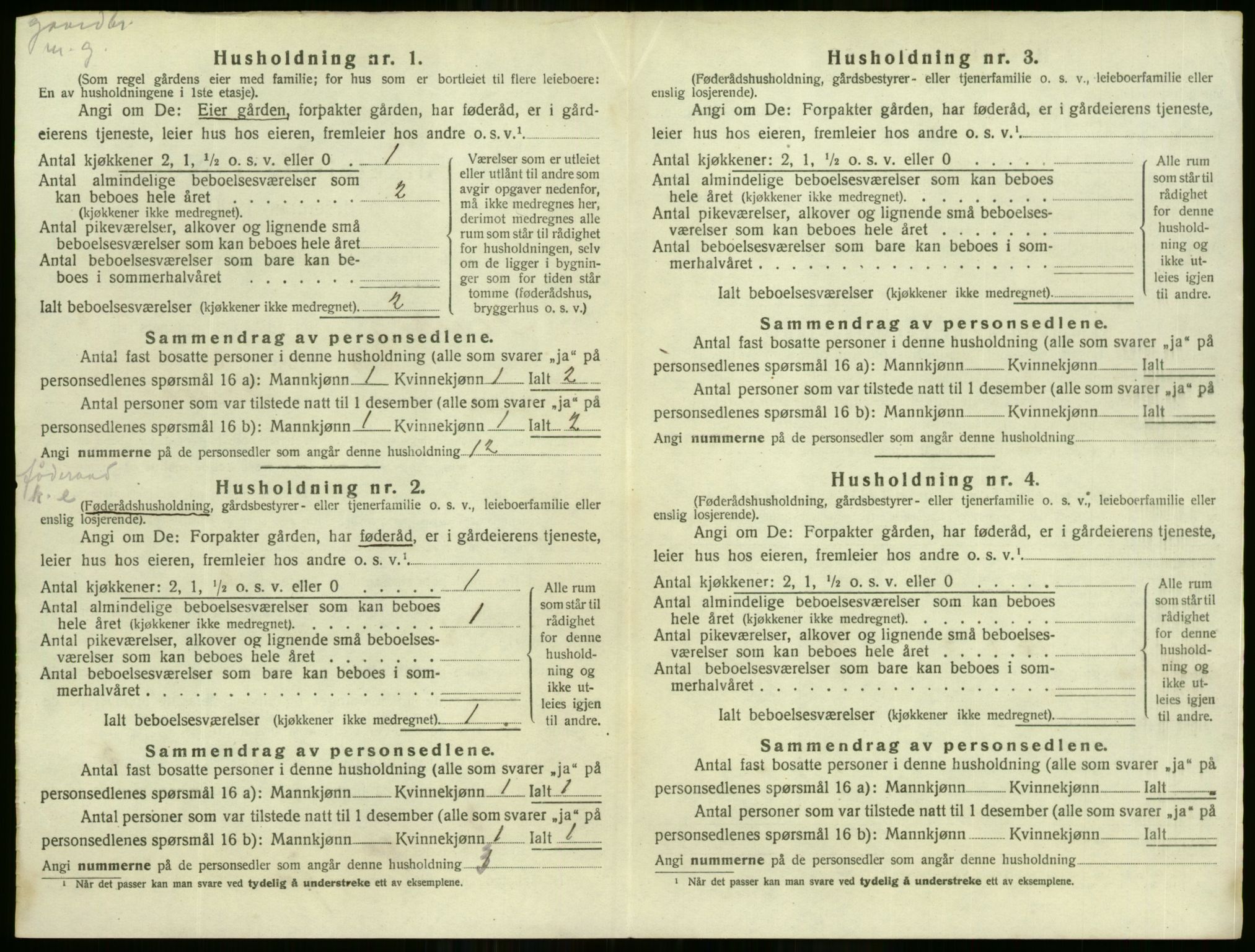 SAO, Folketelling 1920 for 0223 Setskog herred, 1920, s. 289