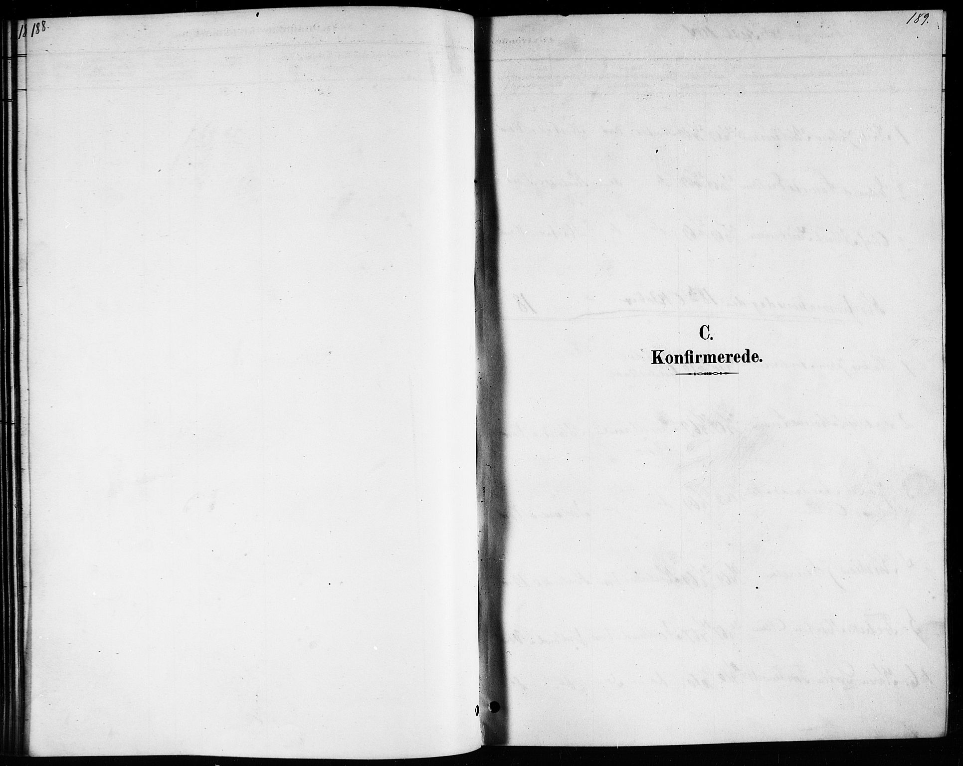 Ministerialprotokoller, klokkerbøker og fødselsregistre - Nordland, SAT/A-1459/807/L0123: Klokkerbok nr. 807C01, 1884-1910, s. 188-189