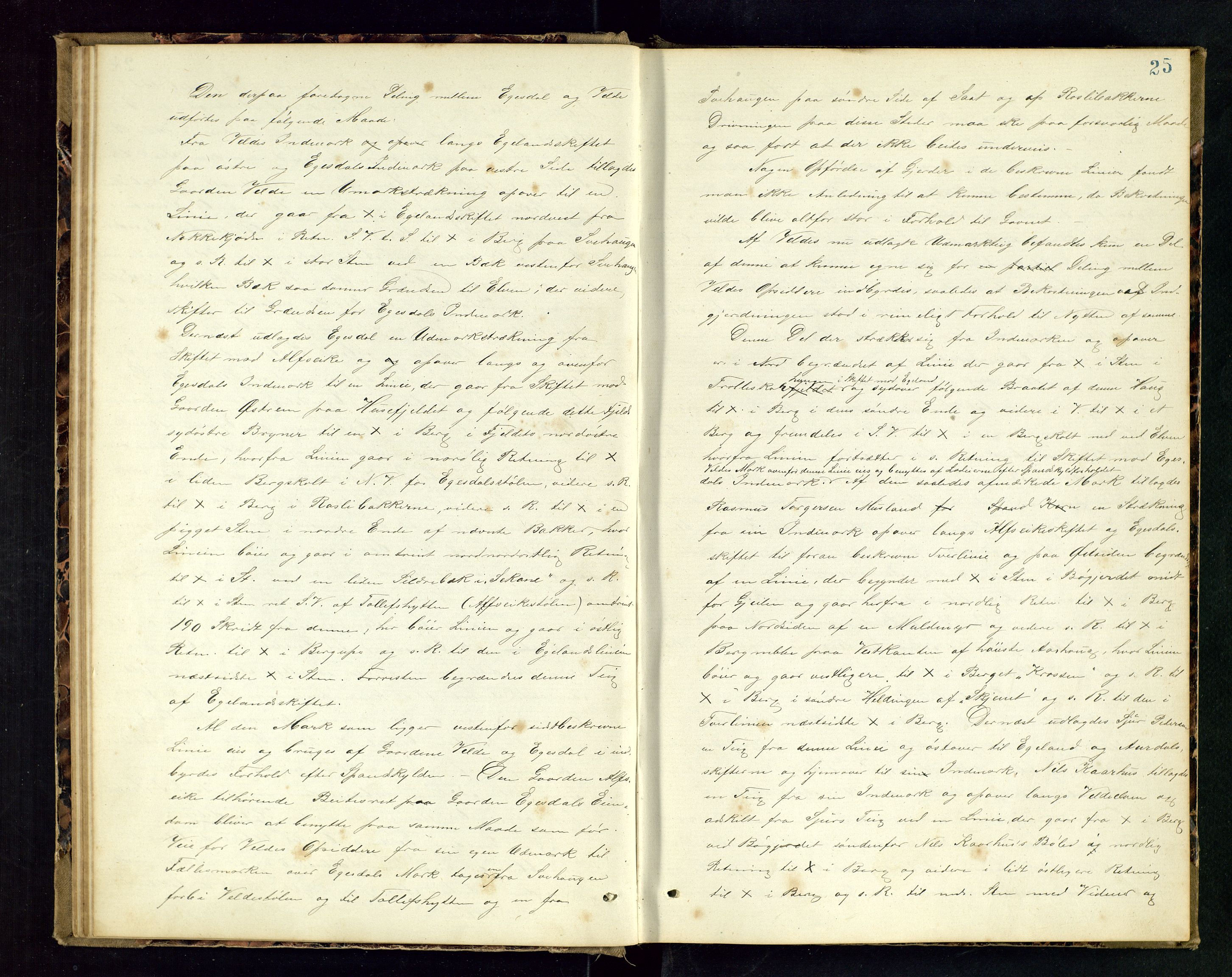 Rogaland jordskifterett, AV/SAST-A-102426/Oa/L0047: Forhandlingsprotokoll, 1879-1881, s. 25