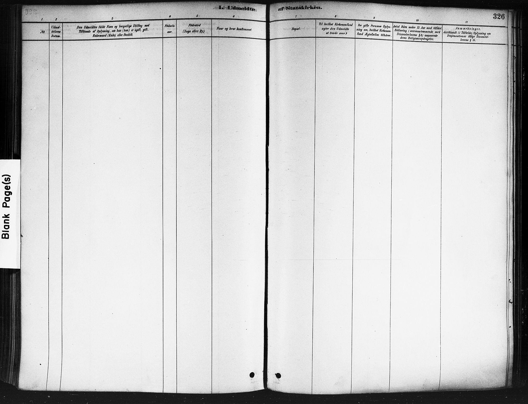 Nedre Eiker kirkebøker, SAKO/A-612/F/Fa/L0002: Ministerialbok nr. 2, 1878-1885, s. 326