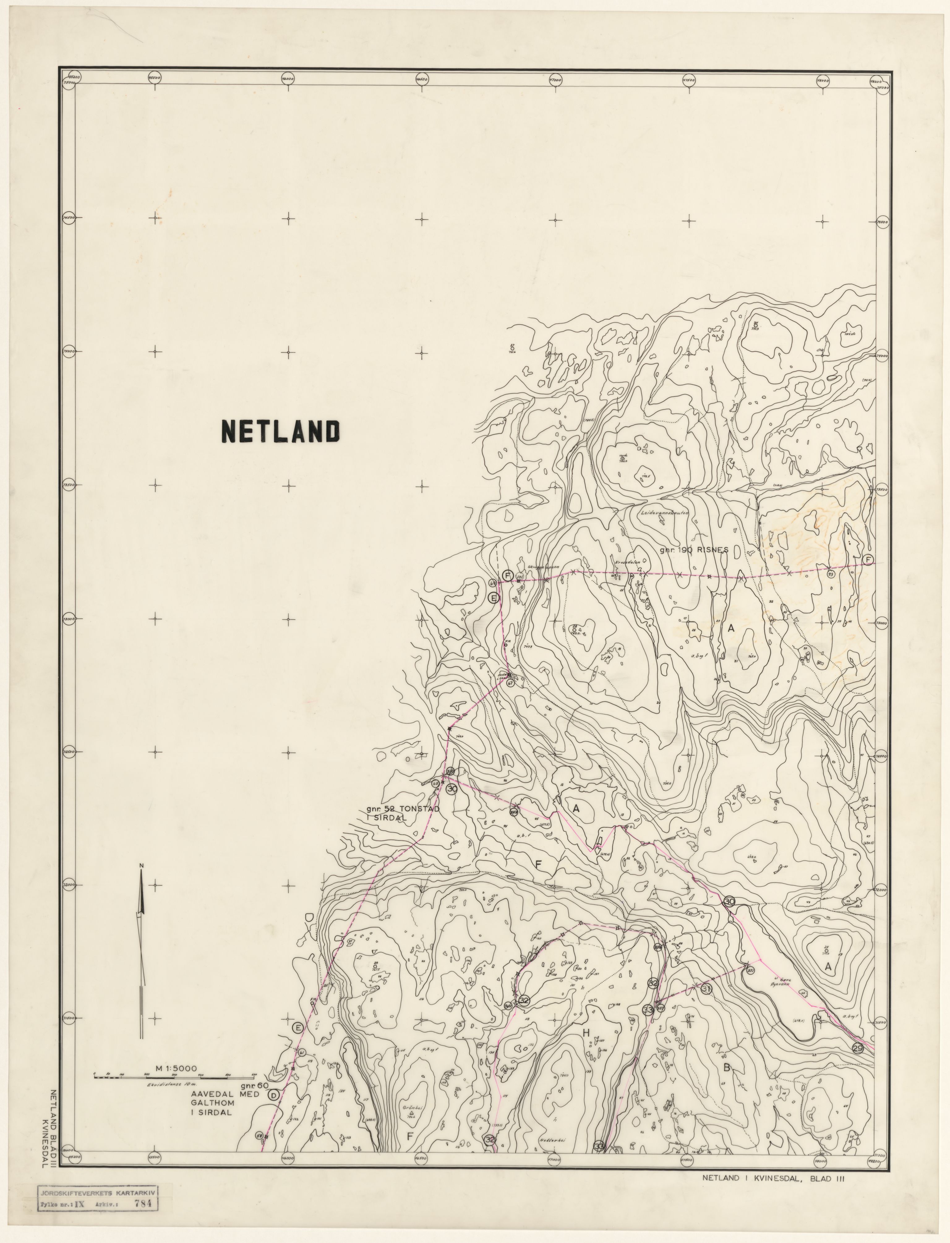 Jordskifteverkets kartarkiv, RA/S-3929/T, 1859-1988, s. 1001