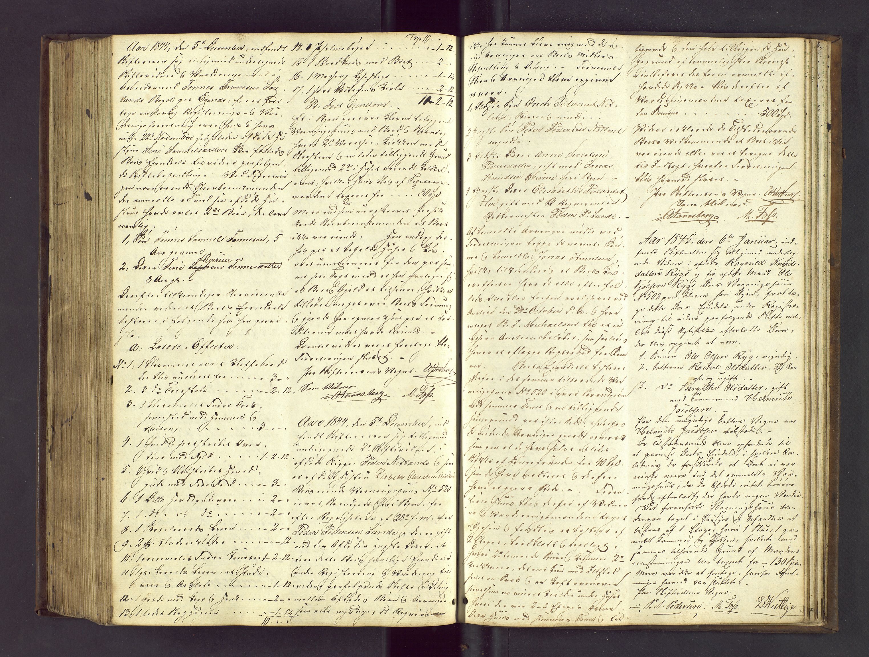 Stavanger byfogd, AV/SAST-A-101408/001/5/50/503BA/L0001: Registreringsprotokoll, 1837-1846