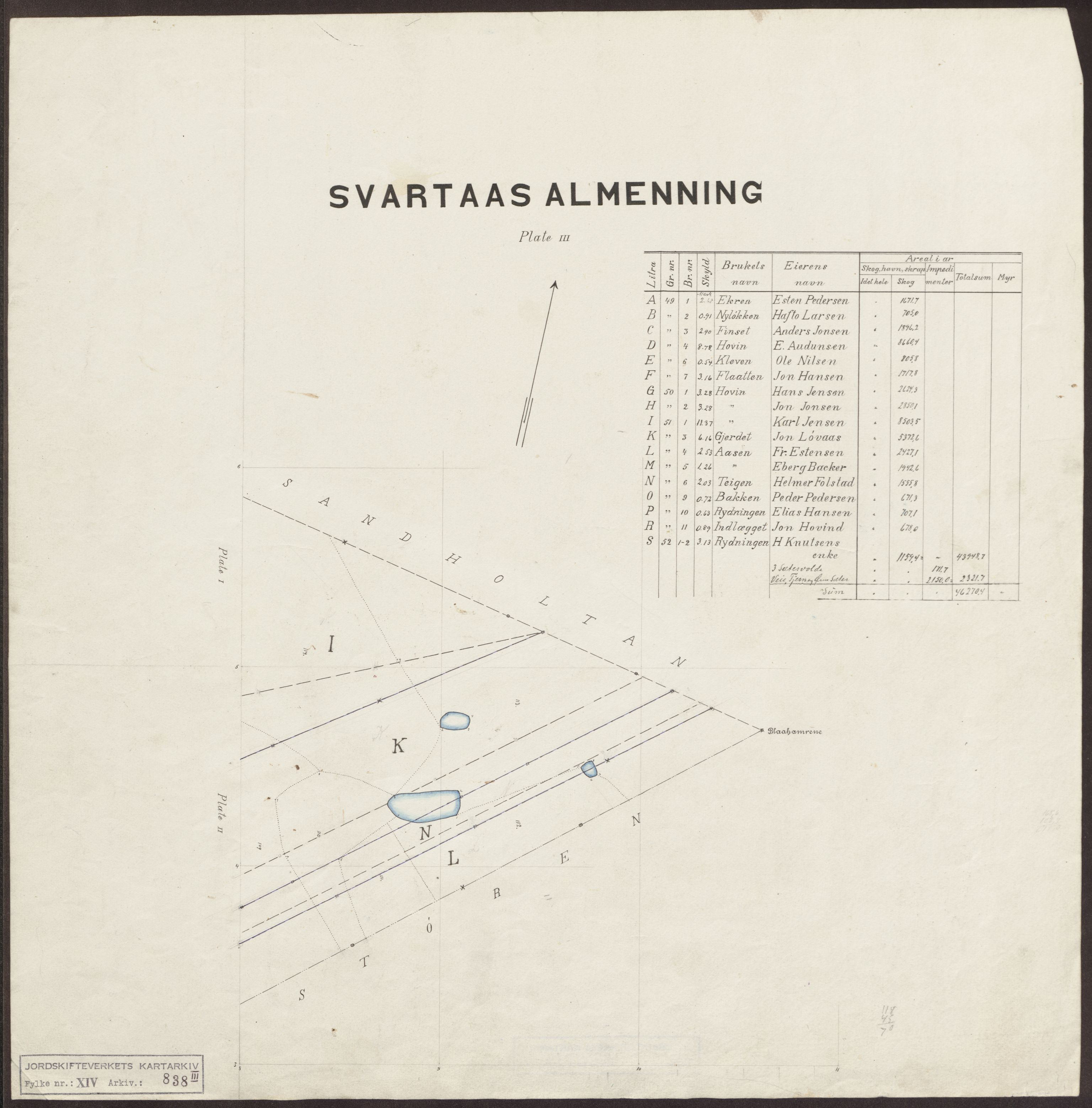 Jordskifteverkets kartarkiv, RA/S-3929/T, 1859-1988, s. 1283