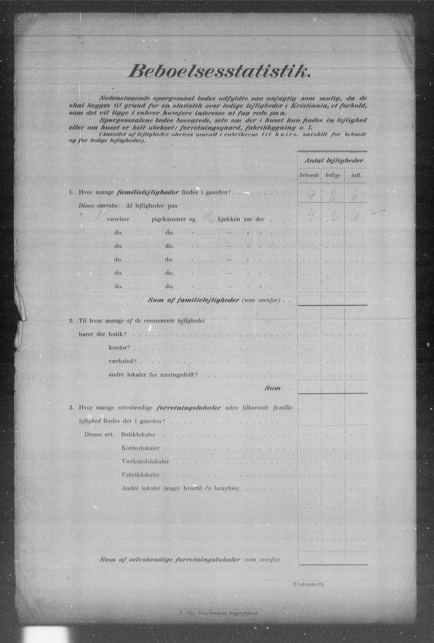 OBA, Kommunal folketelling 31.12.1903 for Kristiania kjøpstad, 1903, s. 17