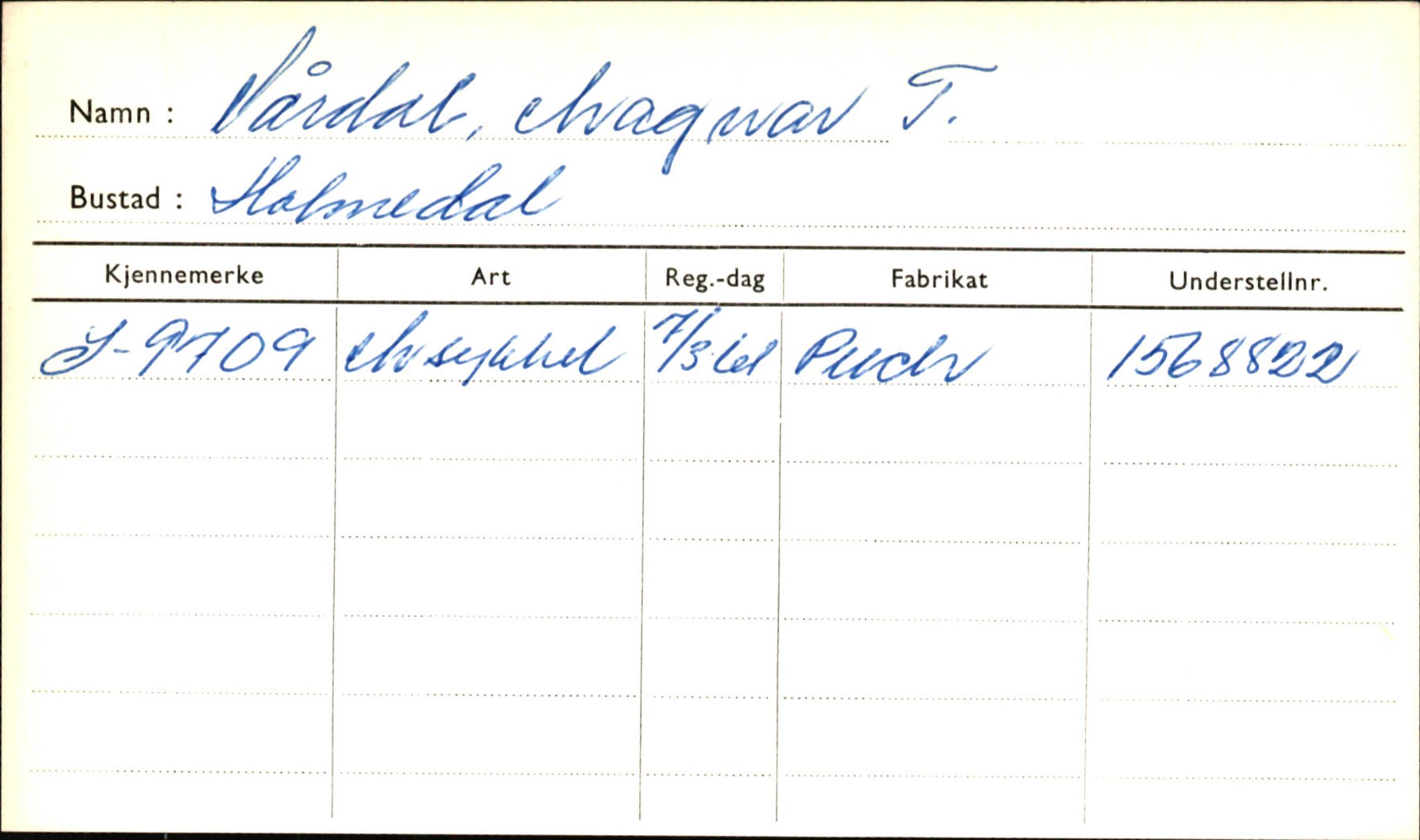 Statens vegvesen, Sogn og Fjordane vegkontor, AV/SAB-A-5301/4/F/L0002: Eigarregister Fjordane til 1.6.1961, 1930-1961, s. 571