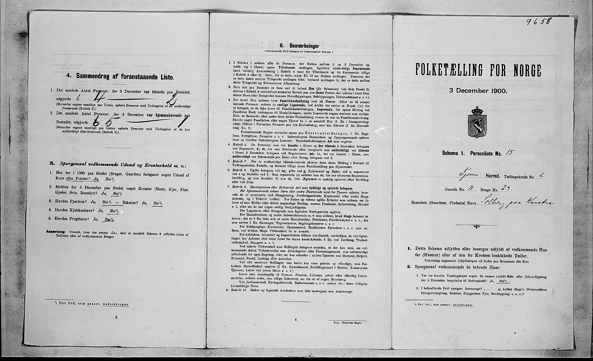 RA, Folketelling 1900 for 0723 Tjøme herred, 1900, s. 274