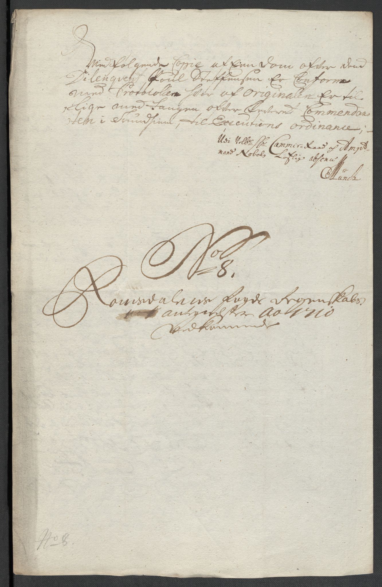 Rentekammeret inntil 1814, Reviderte regnskaper, Fogderegnskap, RA/EA-4092/R55/L3659: Fogderegnskap Romsdal, 1709-1710, s. 463
