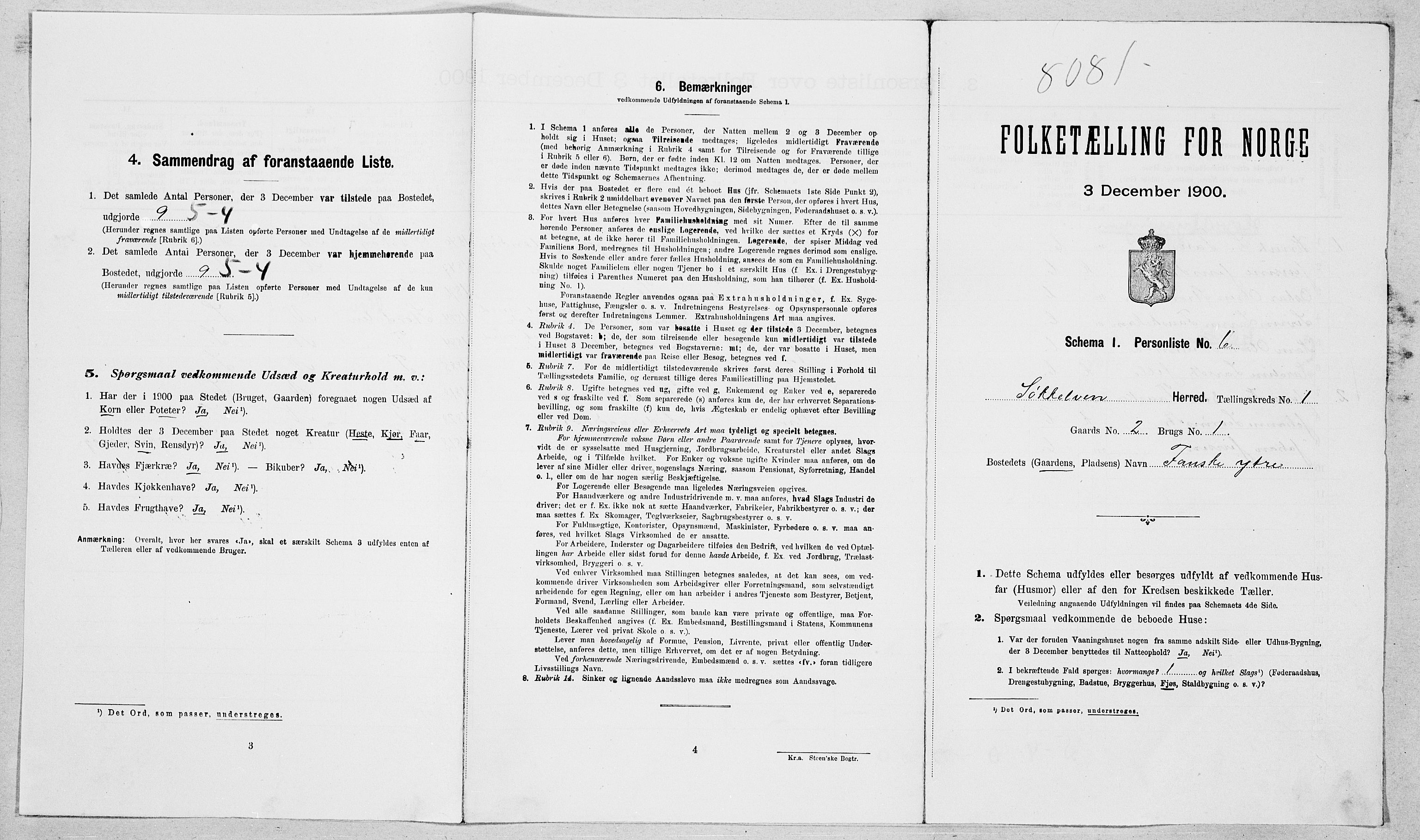 SAT, Folketelling 1900 for 1528 Sykkylven herred, 1900, s. 70