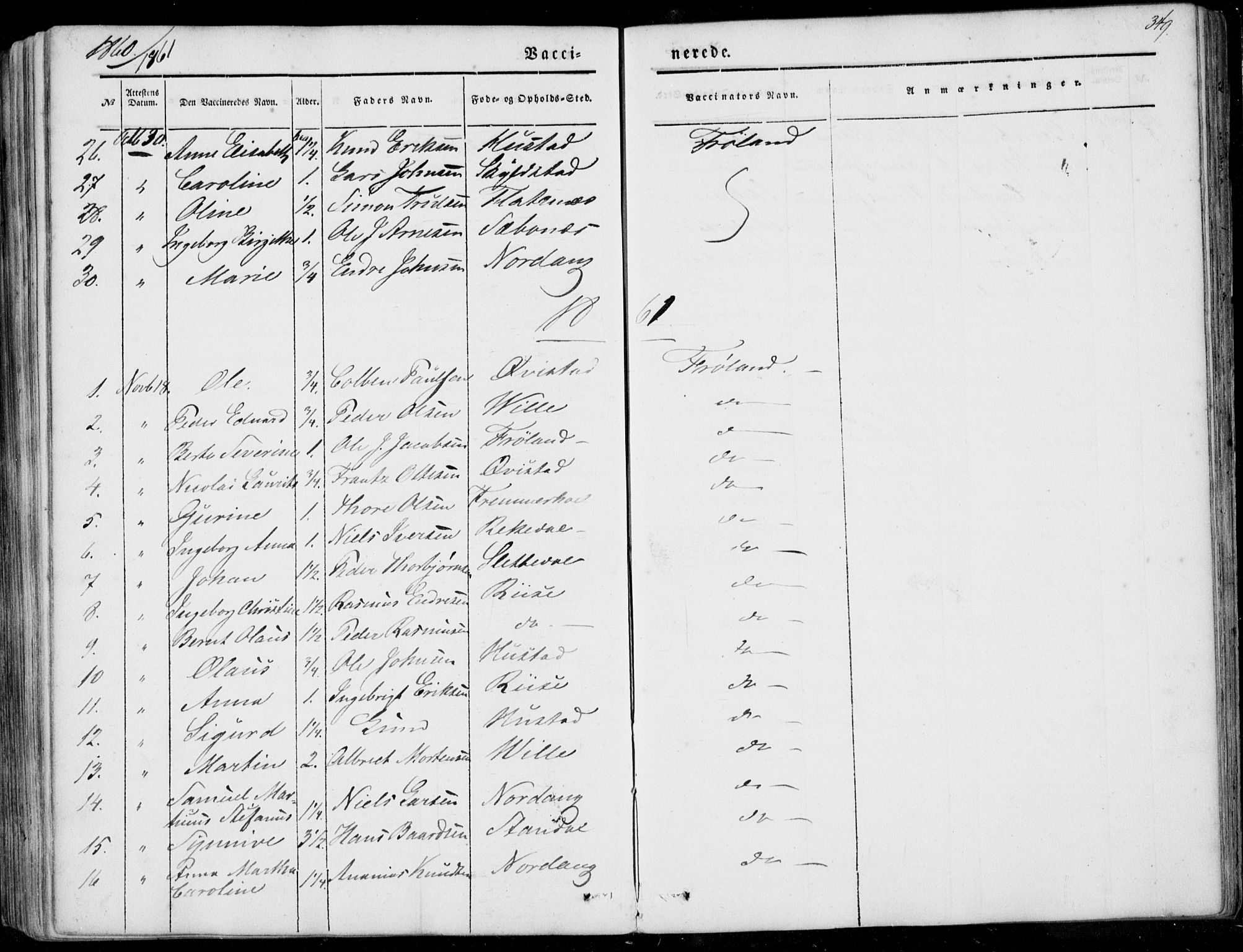 Ministerialprotokoller, klokkerbøker og fødselsregistre - Møre og Romsdal, AV/SAT-A-1454/515/L0209: Ministerialbok nr. 515A05, 1847-1868, s. 349