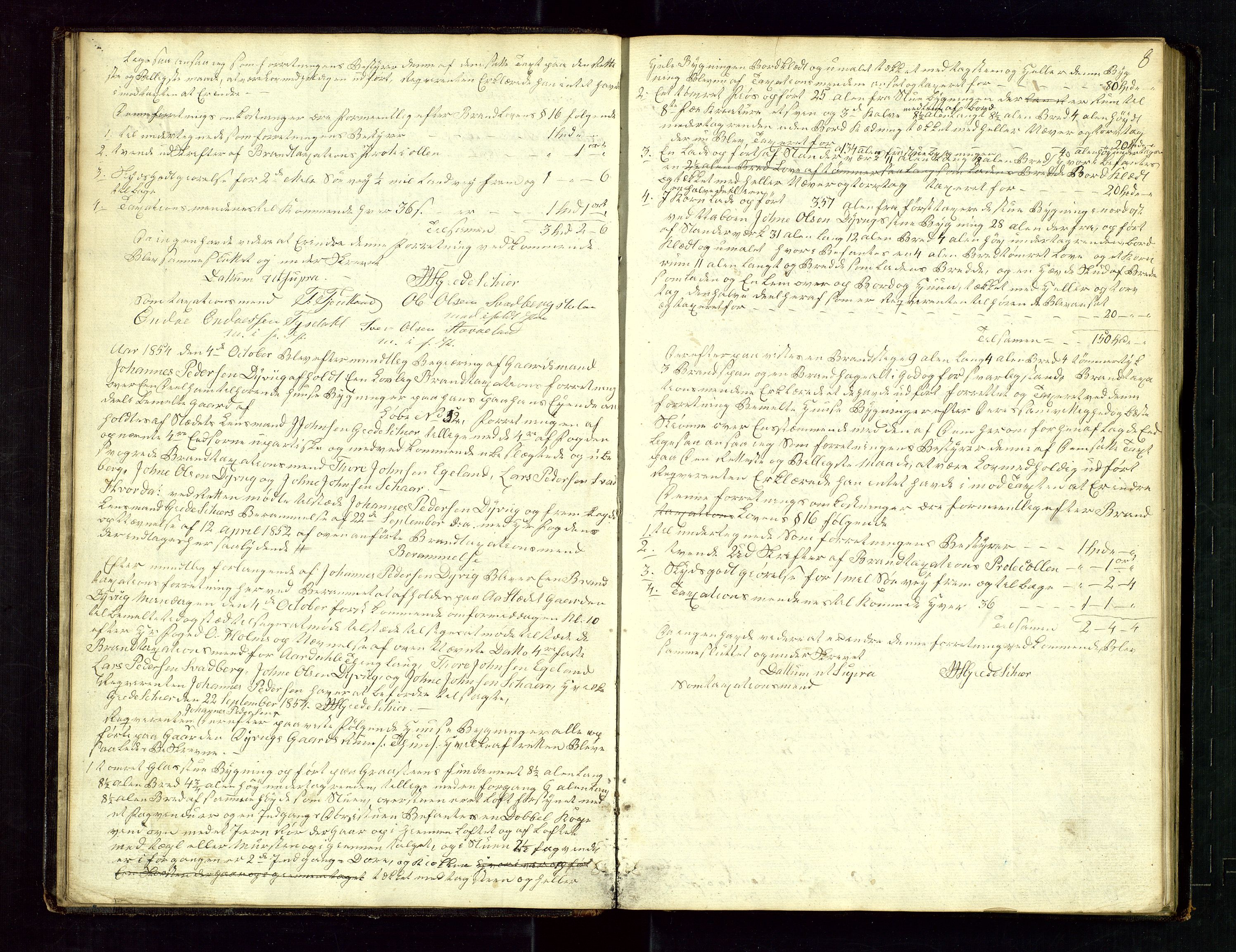 Årdal lensmannskontor, AV/SAST-A-100453/Goa/L0001: Branntakstprotokoll, 1846-1940, s. 7b-8a