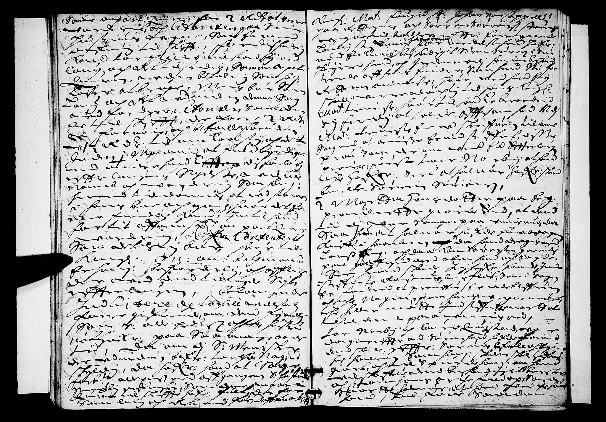 Lier, Røyken og Hurum sorenskriveri, AV/SAKO-A-89/F/Fa/L0018: Tingbok, 1677, s. 18