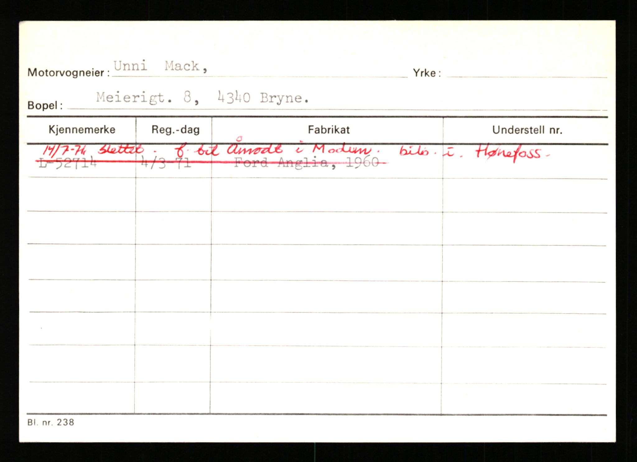 Stavanger trafikkstasjon, SAST/A-101942/0/H/L0024: Lyberg - Melgård, 1930-1971, s. 1175