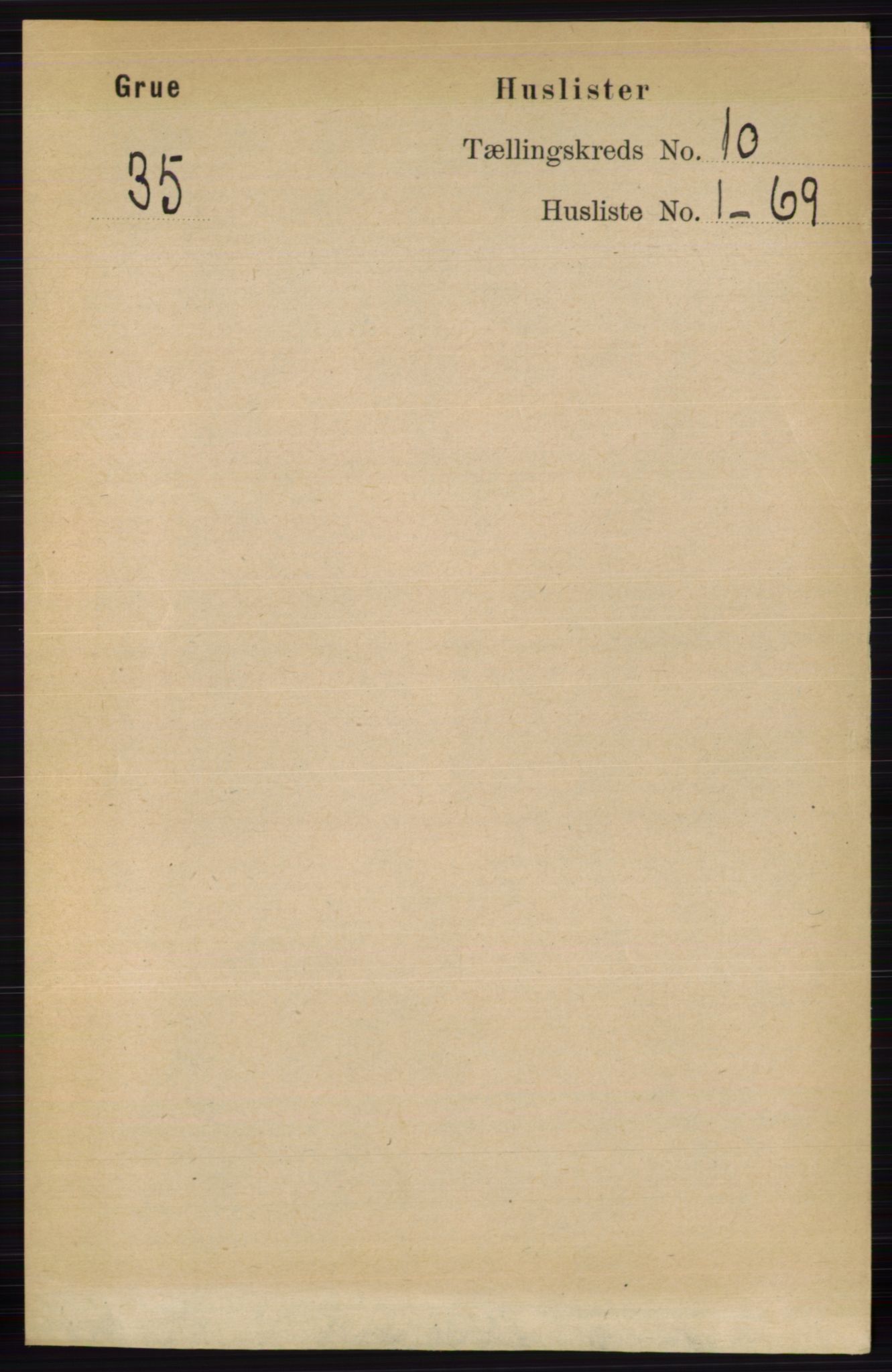 RA, Folketelling 1891 for 0423 Grue herred, 1891, s. 5291