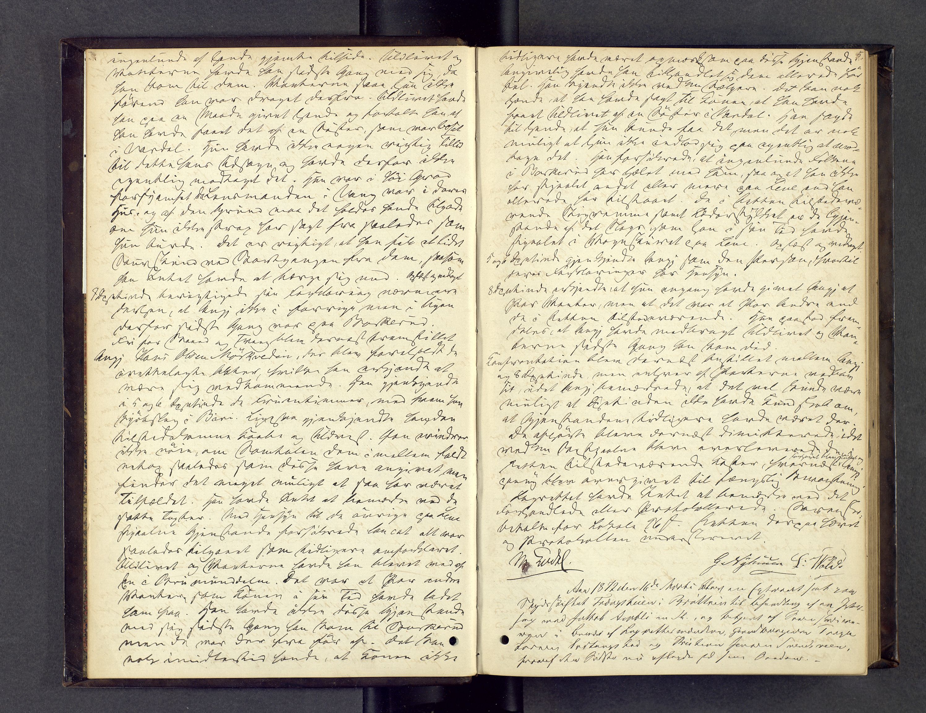 Nord-Hedmark sorenskriveri, AV/SAH-TING-012/G/Gc/L0015: Ekstrarettsprotokoll, 1872-1874, s. 4b-5a