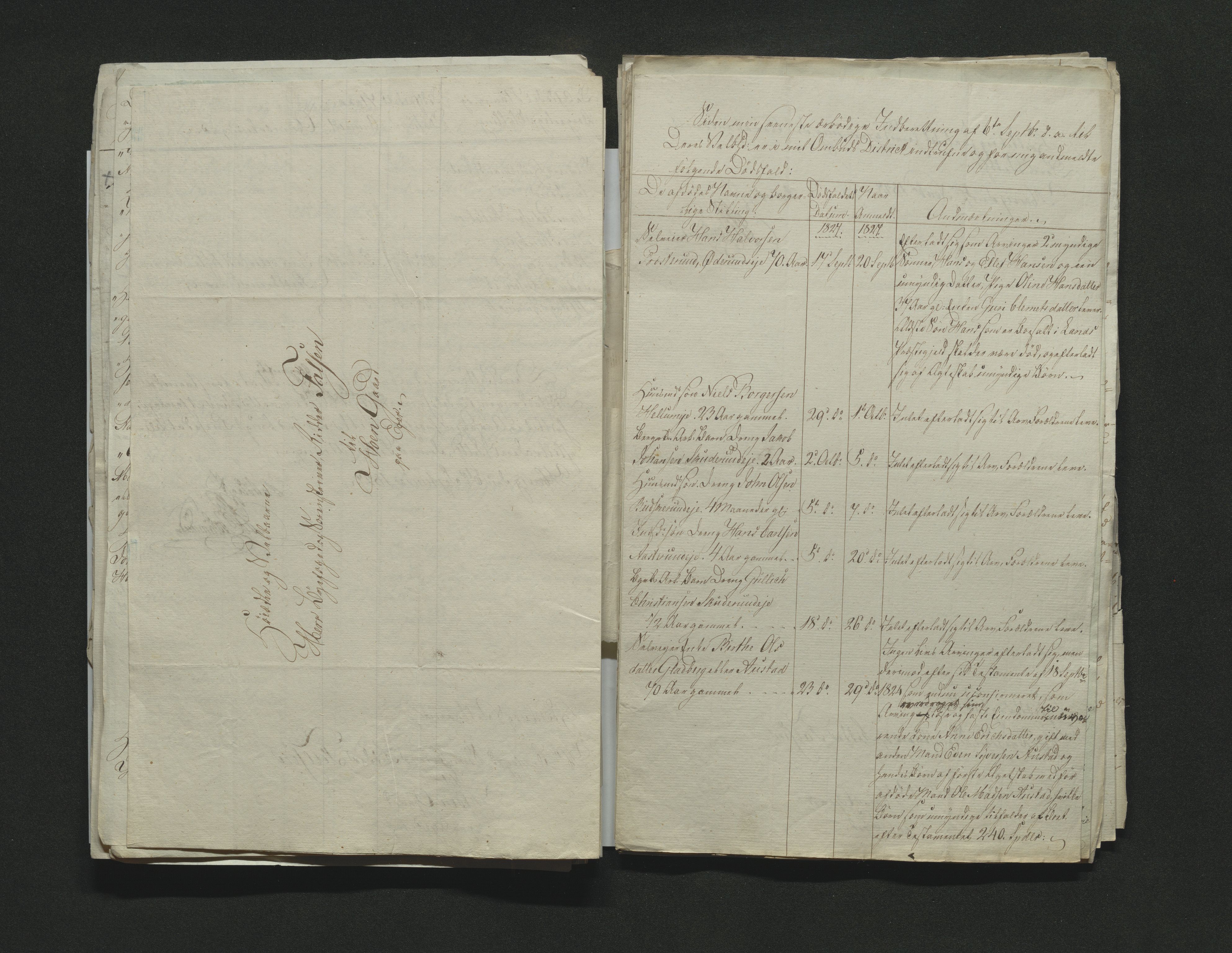 Eiker, Modum og Sigdal sorenskriveri, AV/SAKO-A-123/H/Ha/Hab/L0002: Dødsfallsmeldinger, 1823-1829, s. 199
