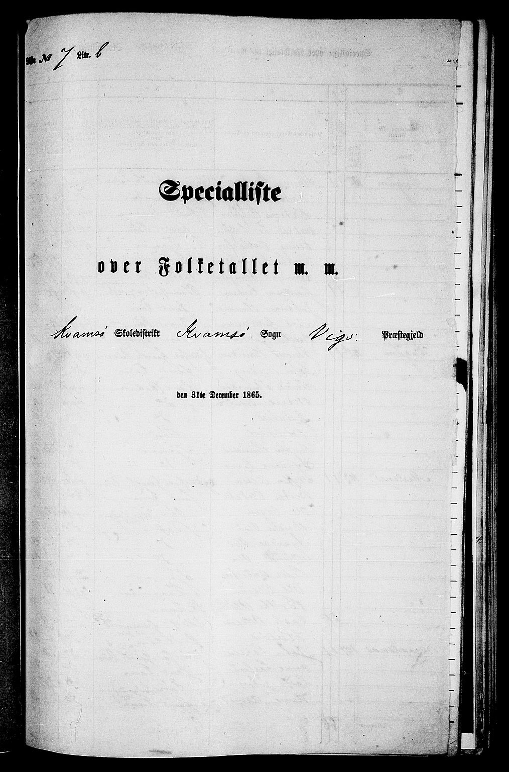 RA, Folketelling 1865 for 1417P Vik prestegjeld, 1865, s. 133