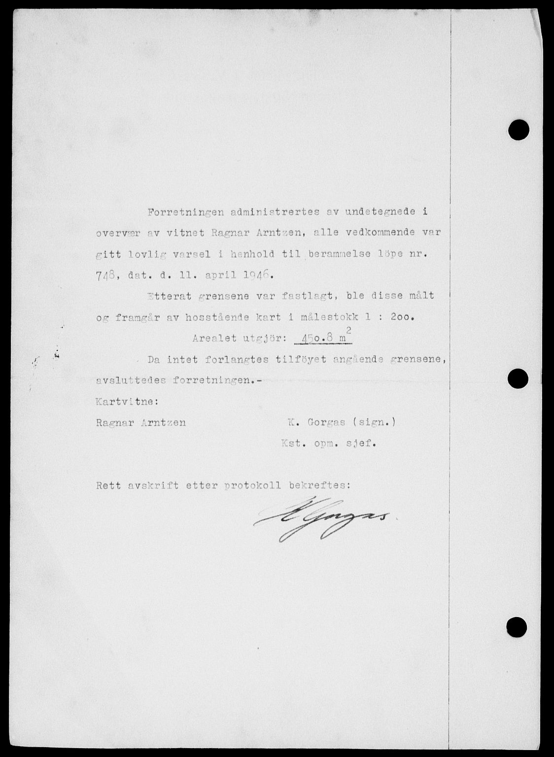 Onsøy sorenskriveri, SAO/A-10474/G/Ga/Gab/L0017: Pantebok nr. II A-17, 1946-1946, Dagboknr: 2843/1946