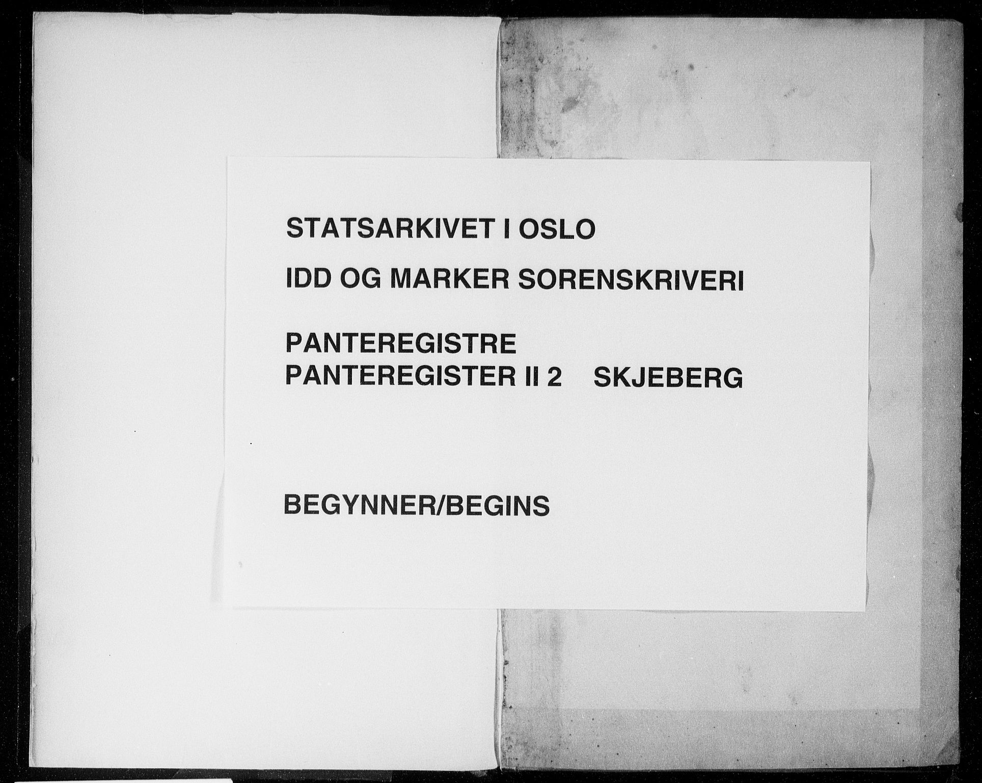 Idd og Marker sorenskriveri, SAO/A-10283/G/Ga/Gac/L0002: Panteregister nr. II 2, 1848-1911