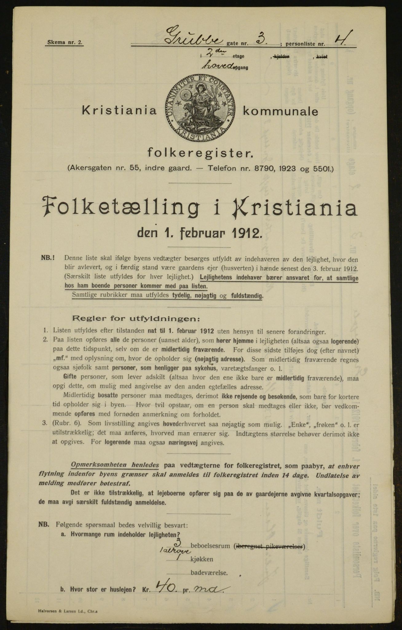 OBA, Kommunal folketelling 1.2.1912 for Kristiania, 1912, s. 30025