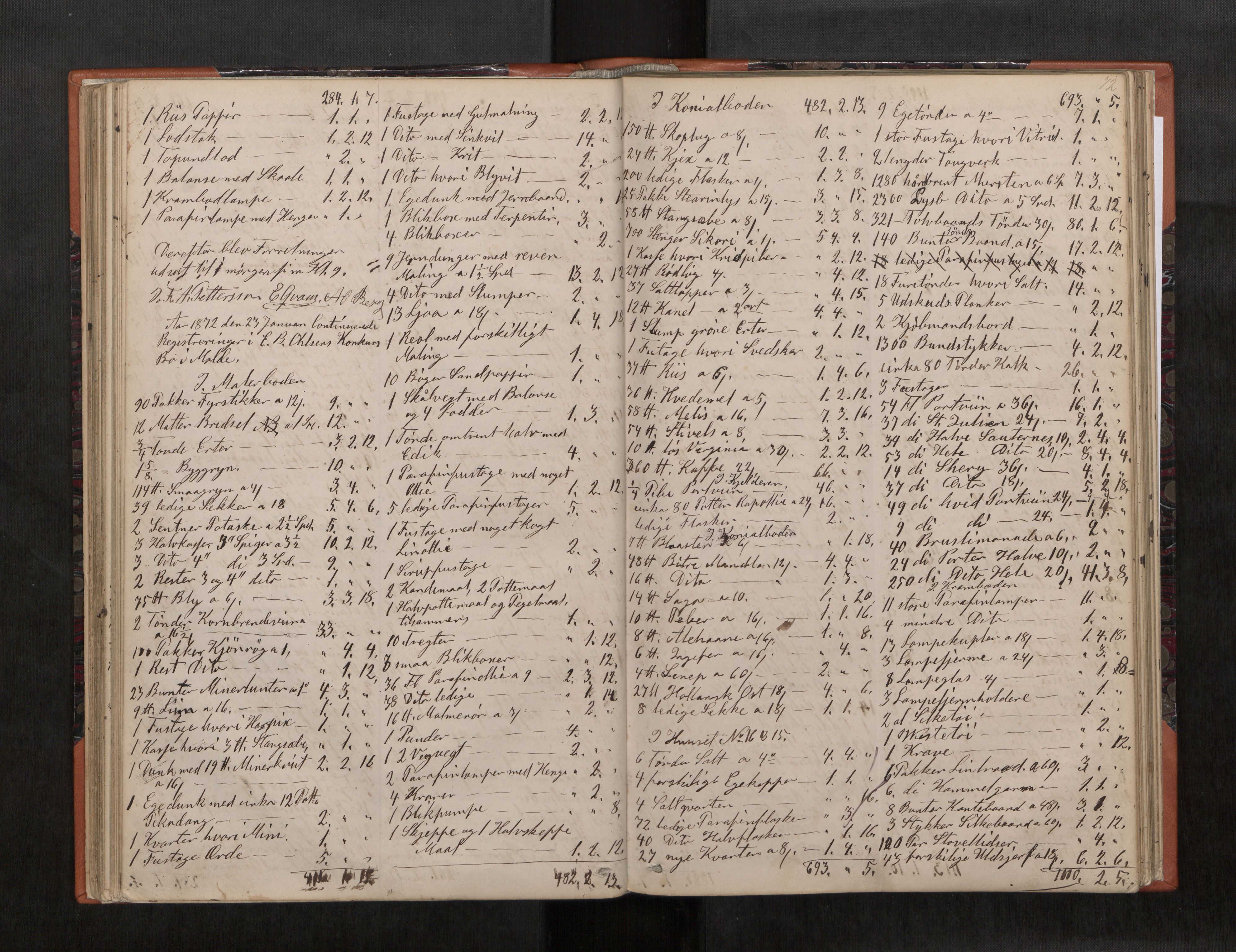 Molde byfogd, AV/SAT-A-0025/3/3C/L0002: Skifteregistreringsprotokoll, 1867-1883, s. 72