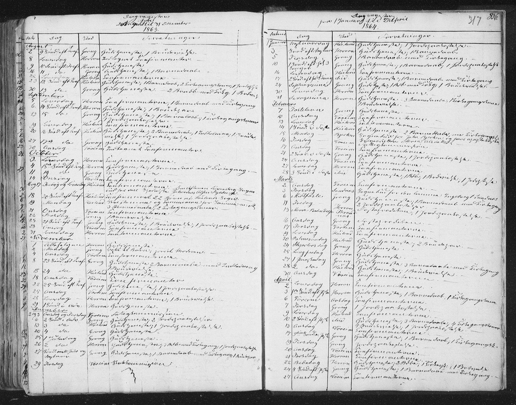 Ministerialprotokoller, klokkerbøker og fødselsregistre - Nord-Trøndelag, AV/SAT-A-1458/758/L0513: Ministerialbok nr. 758A02 /1, 1839-1868, s. 317