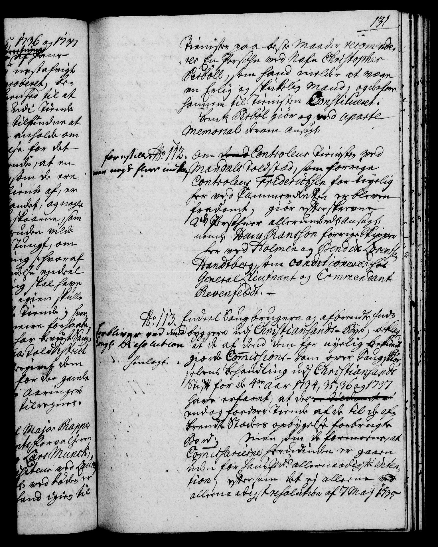 Rentekammeret, Kammerkanselliet, RA/EA-3111/G/Gh/Gha/L0023: Norsk ekstraktmemorialprotokoll (merket RK 53.68), 1741-1742, s. 131