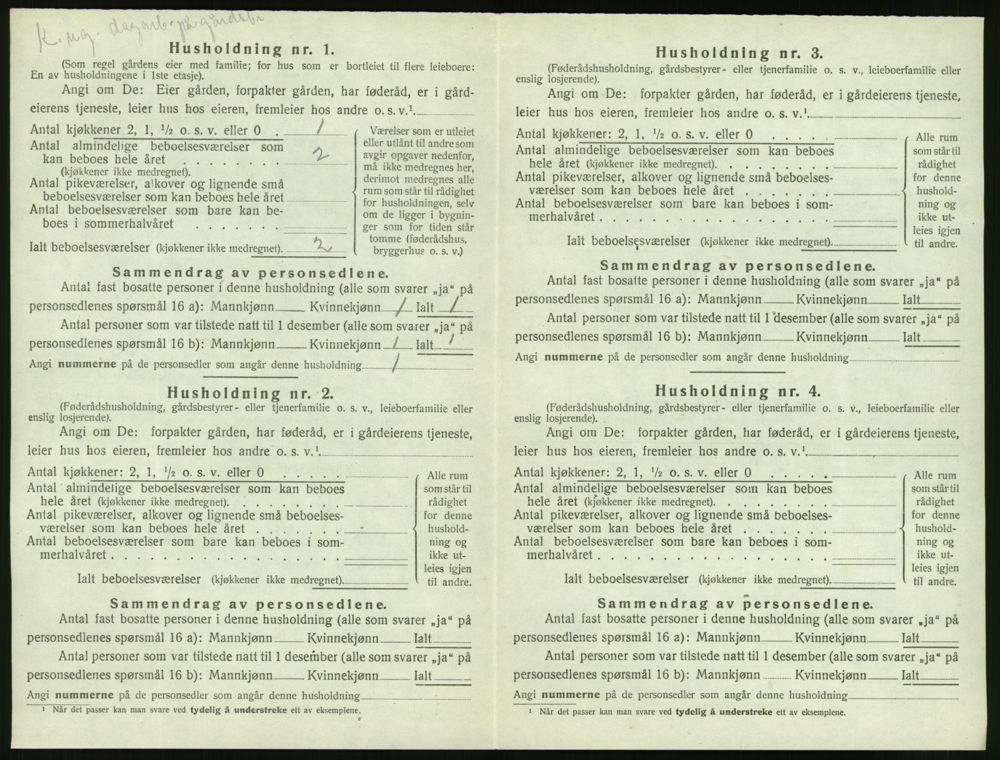 SAT, Folketelling 1920 for 1540 Hen herred, 1920, s. 209