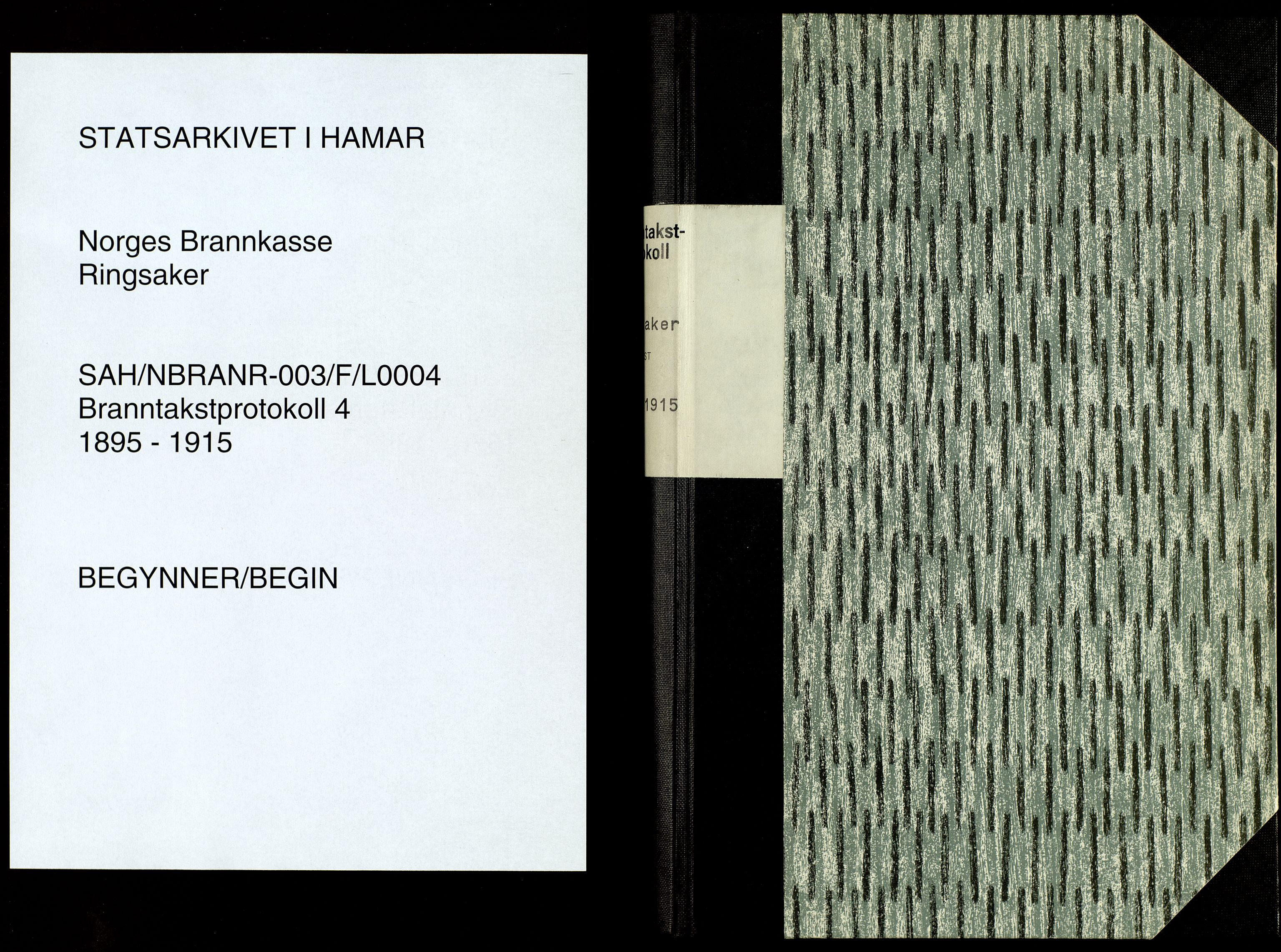 Norges Brannkasse, Ringsaker, AV/SAH-NBRANR-003/F/L0004: Branntakstprotokoll, 1895-1915